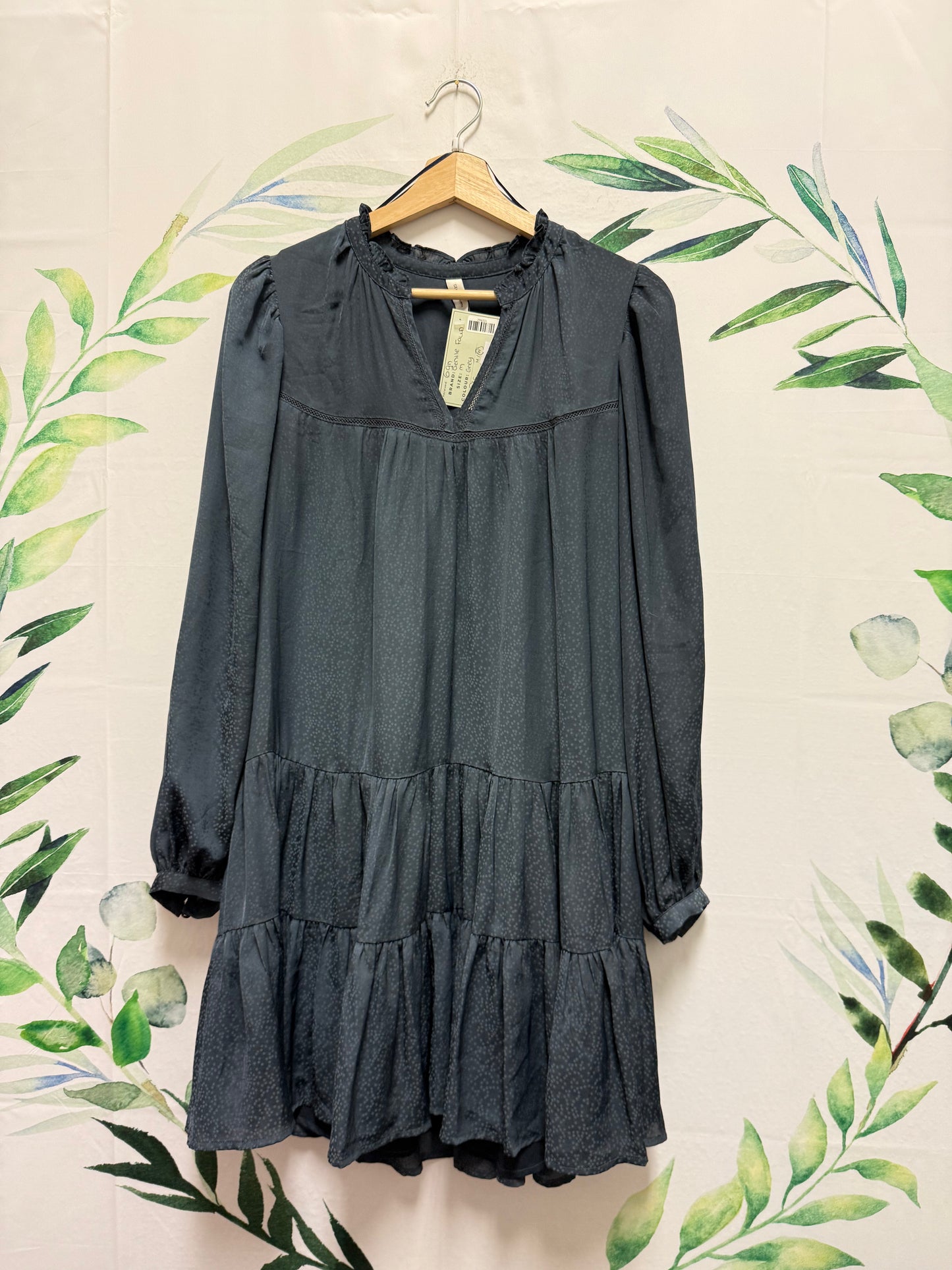 Gentle Fawn Tiered Midi Dress (M)