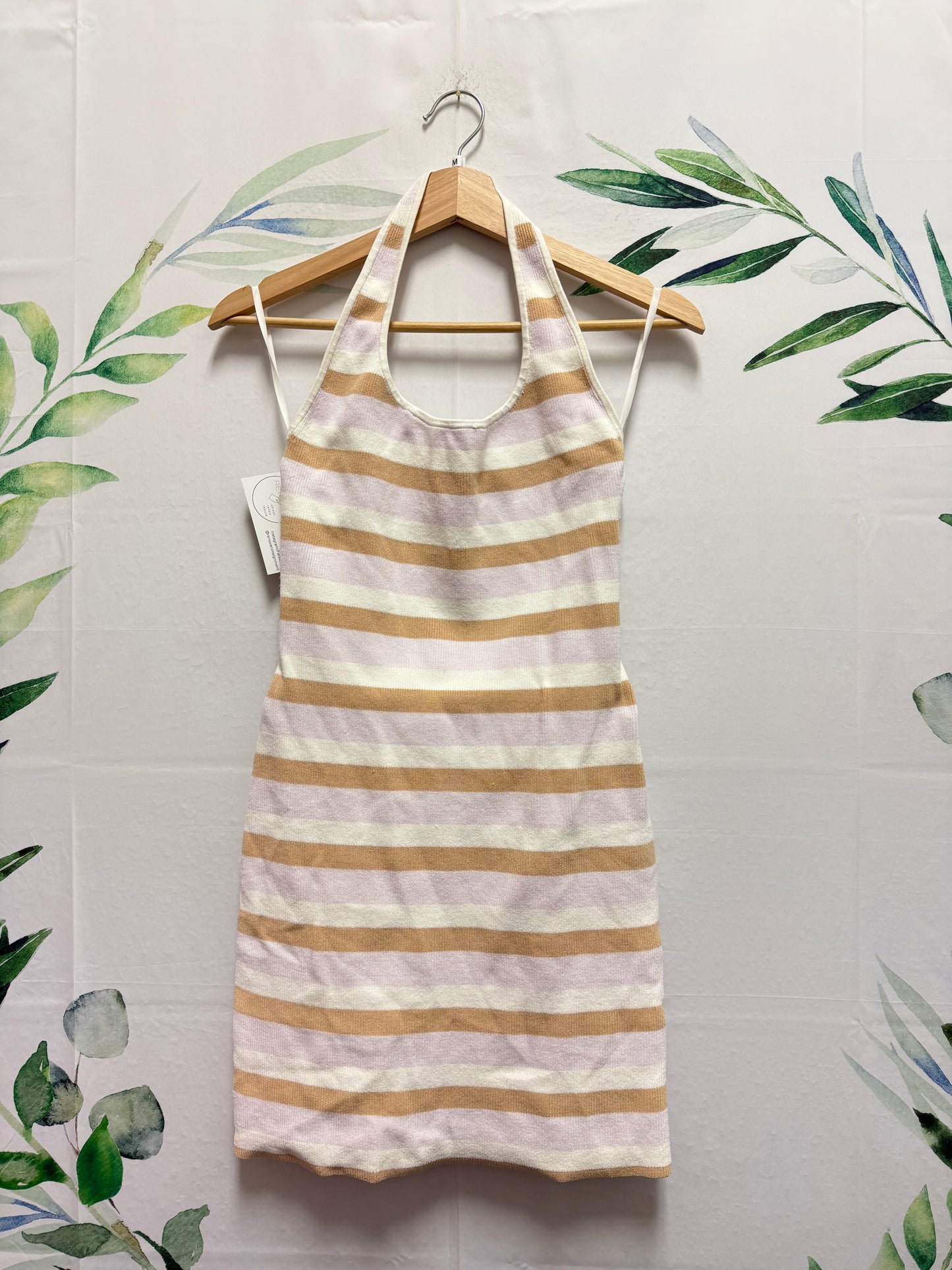 Aritzia Babaton Sculpt Knit Halter Dress (M)
