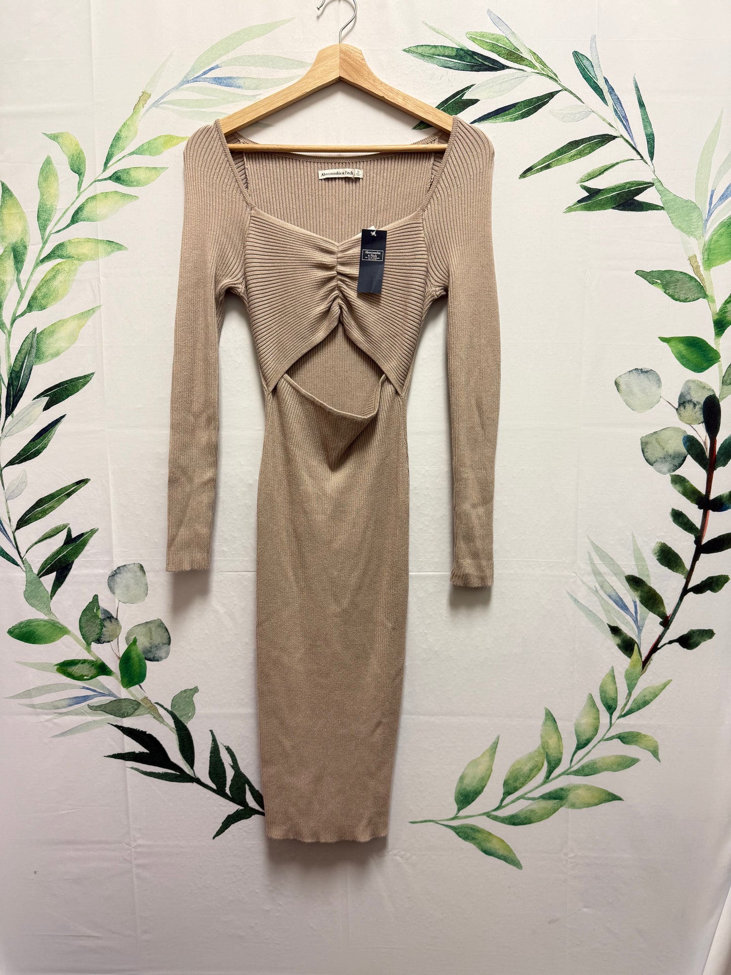 Abercrombie Front Cut Midi Dress (S)