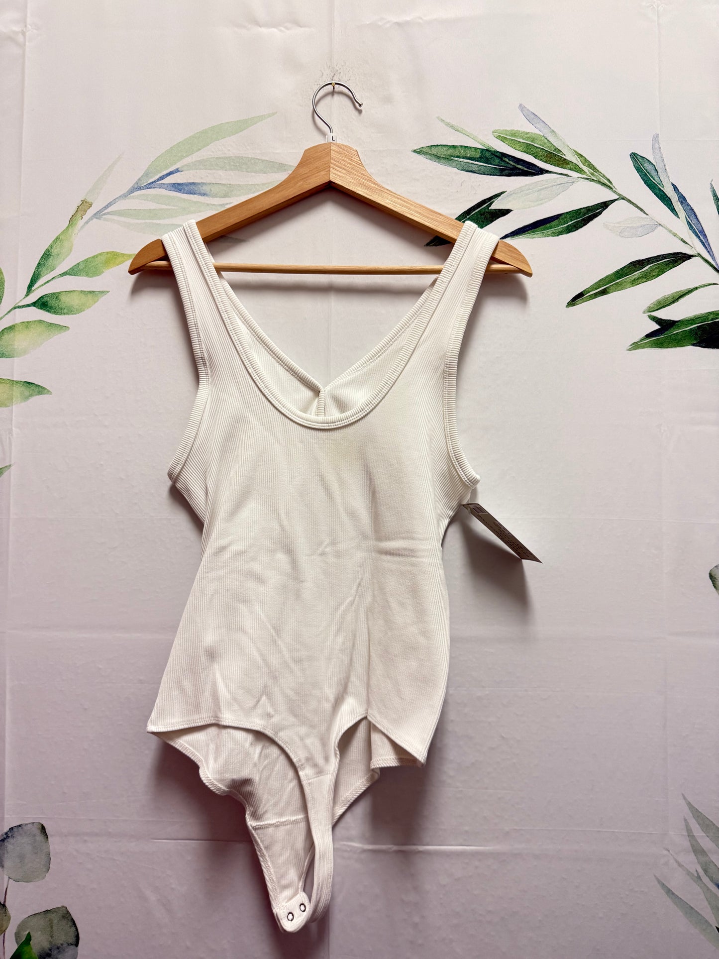 Abercrombie Soft Collection Henley Tank Bodysuit (L)