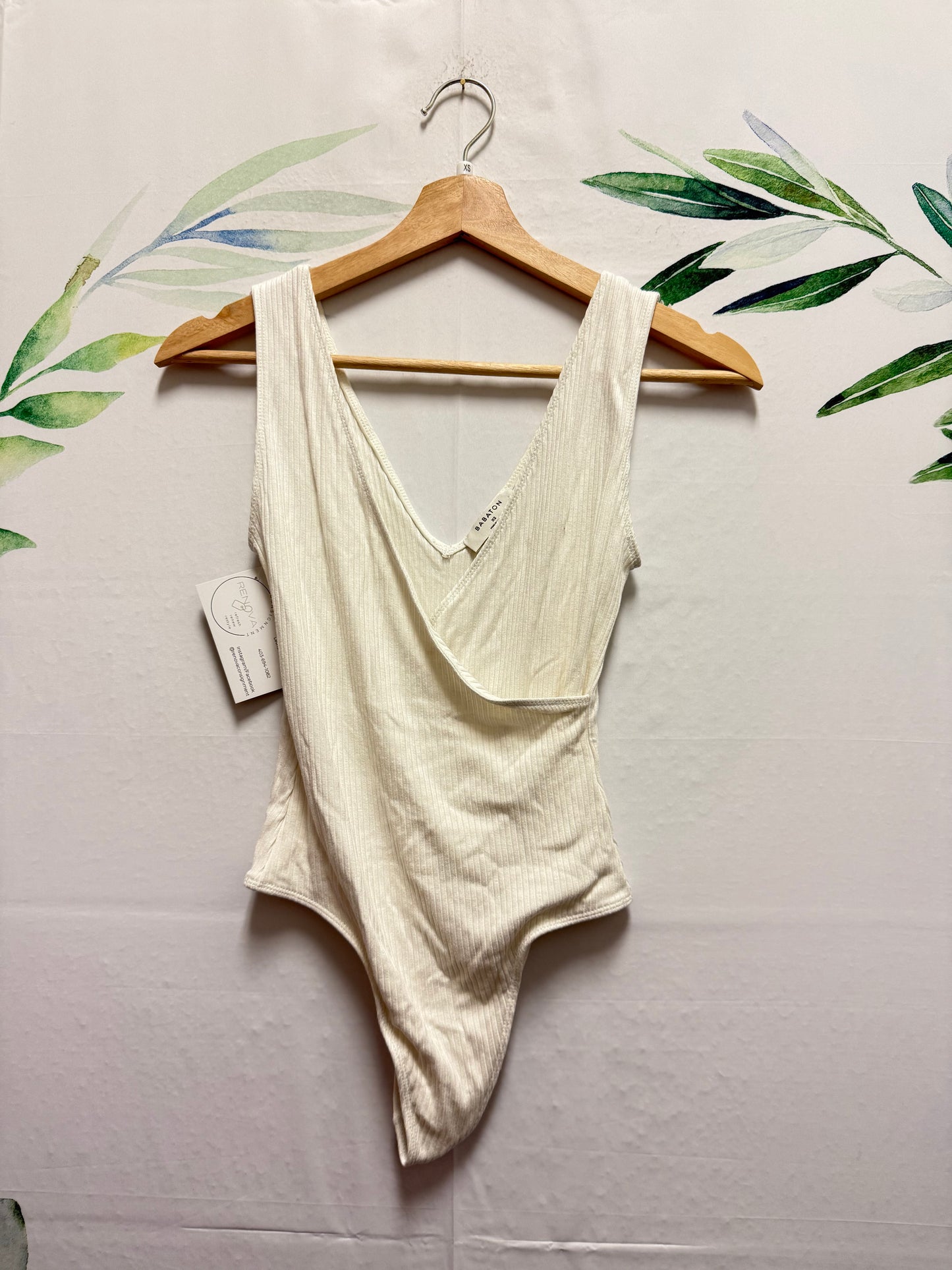Aritzia Babaton Wrap Front Bodysuit (XS)