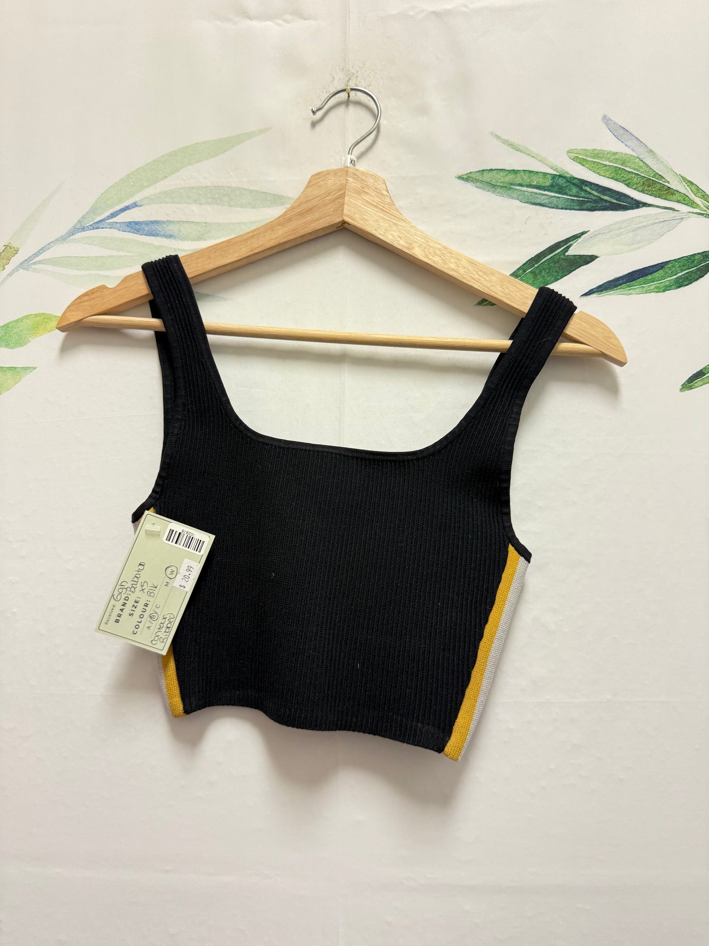 Aritzia Babaton Sculpt Knit Squareneck Tank (XS)