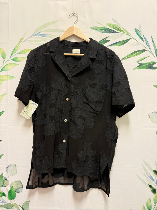 Aritzia Wilfred Atticus Oversized Button Up Tee (XS