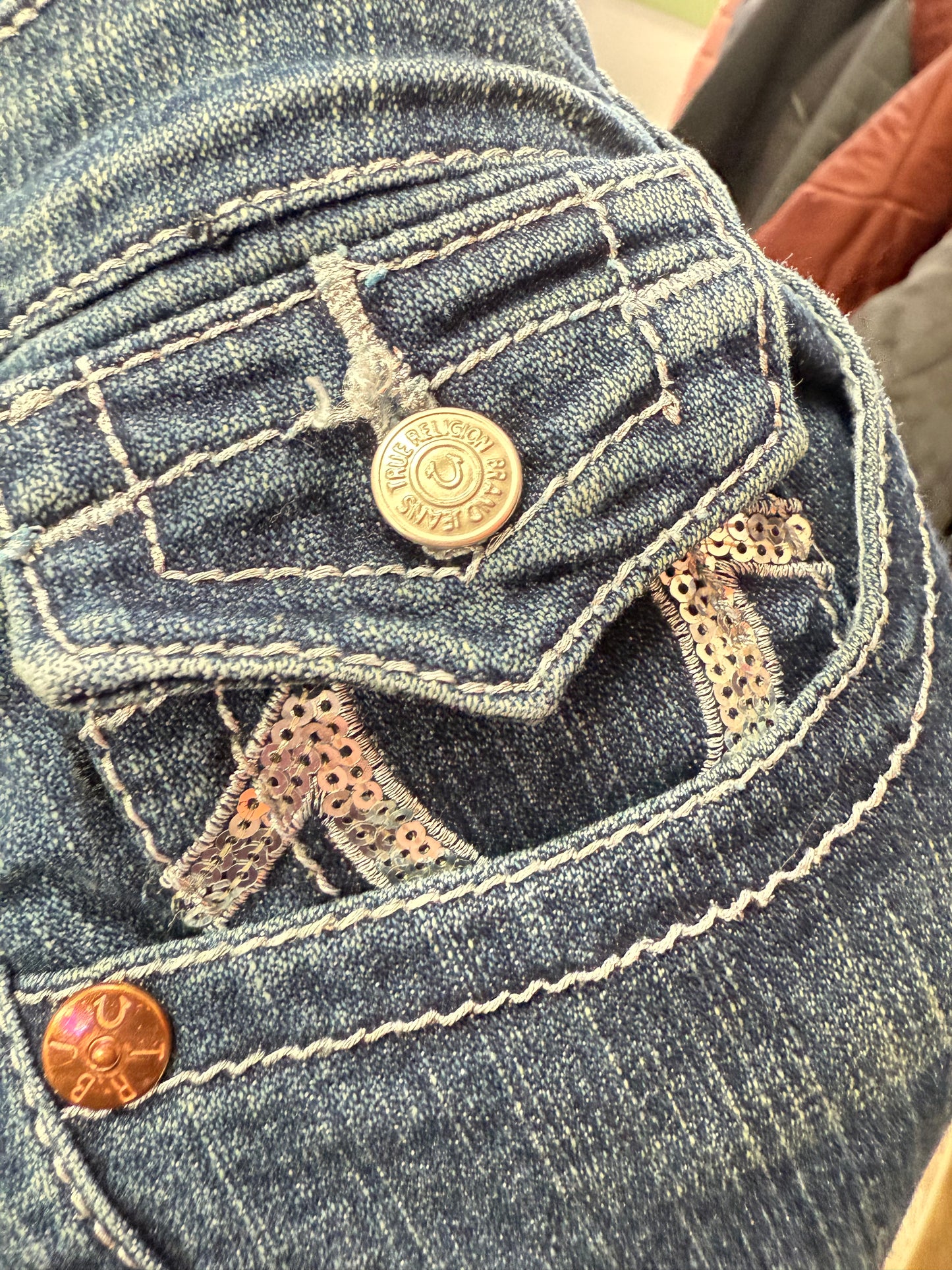 True Religion Straight Leg Jeans (30x34)