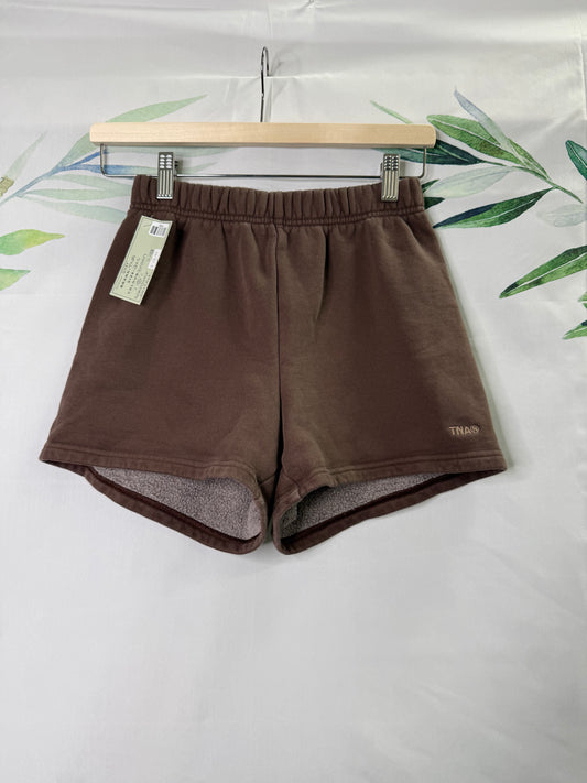 Aritzia TNA Sweatfleece Perfect Mini Short (2XS)