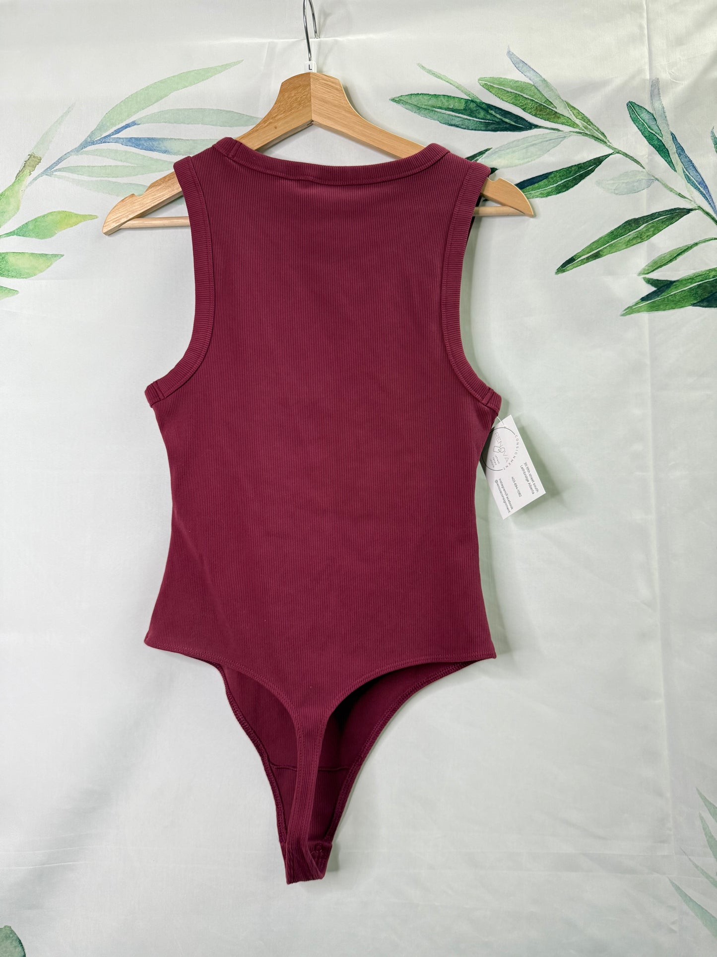 Aritzia Babaton Ribbed Bodysuit (L)