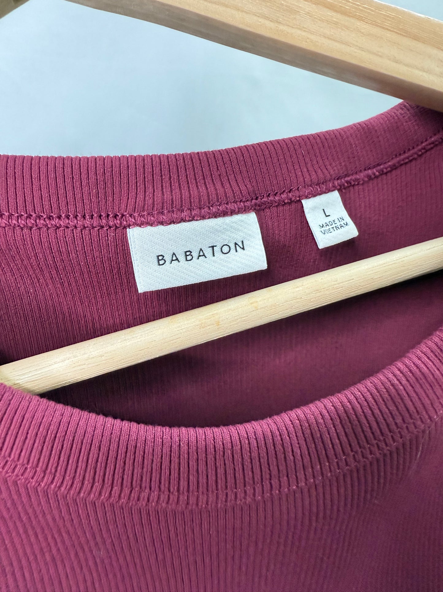 Aritzia Babaton Ribbed Bodysuit (L)