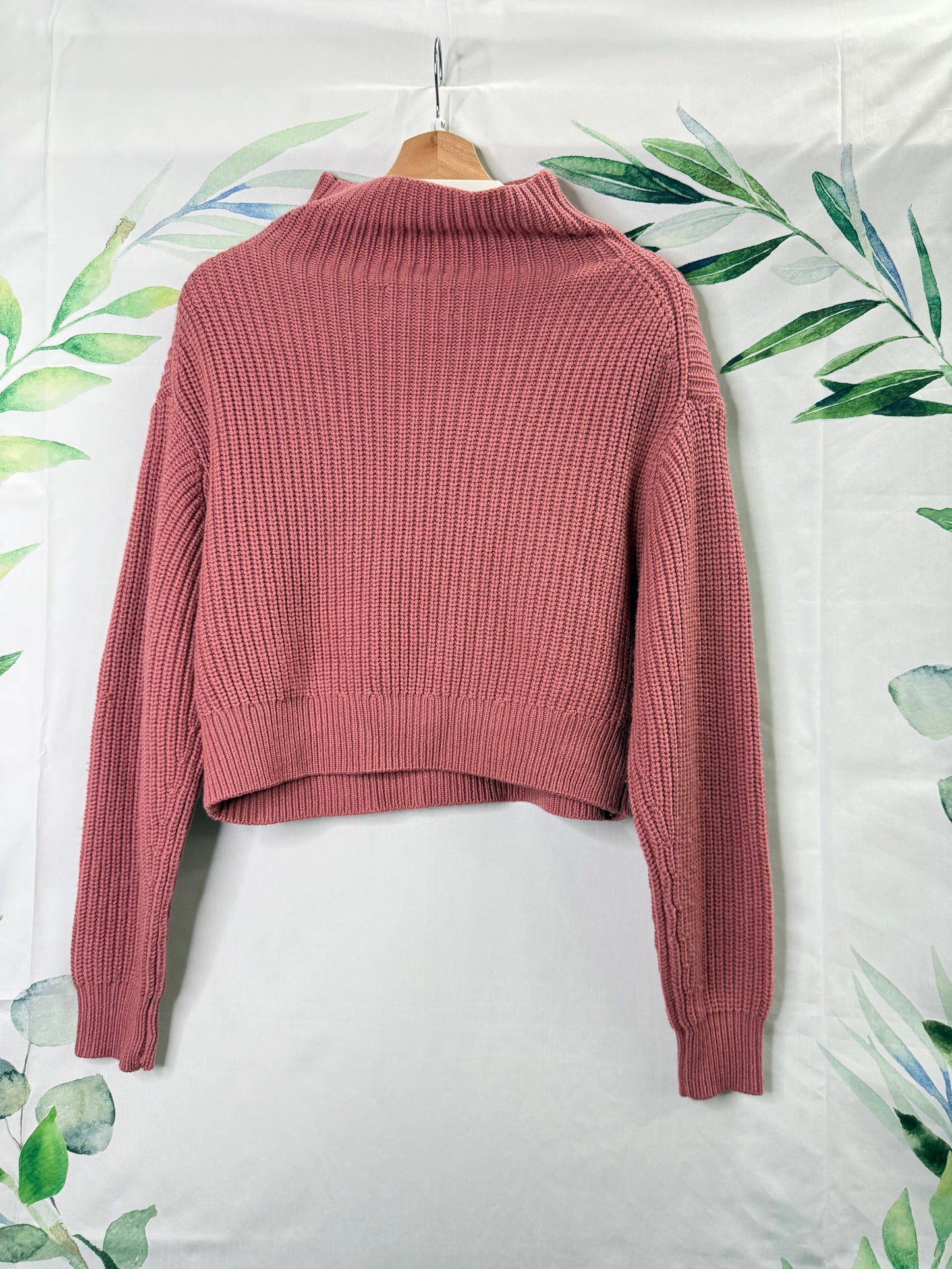 Aritzia Wilfred Montpellier Merino Waist Turtleneck (M)