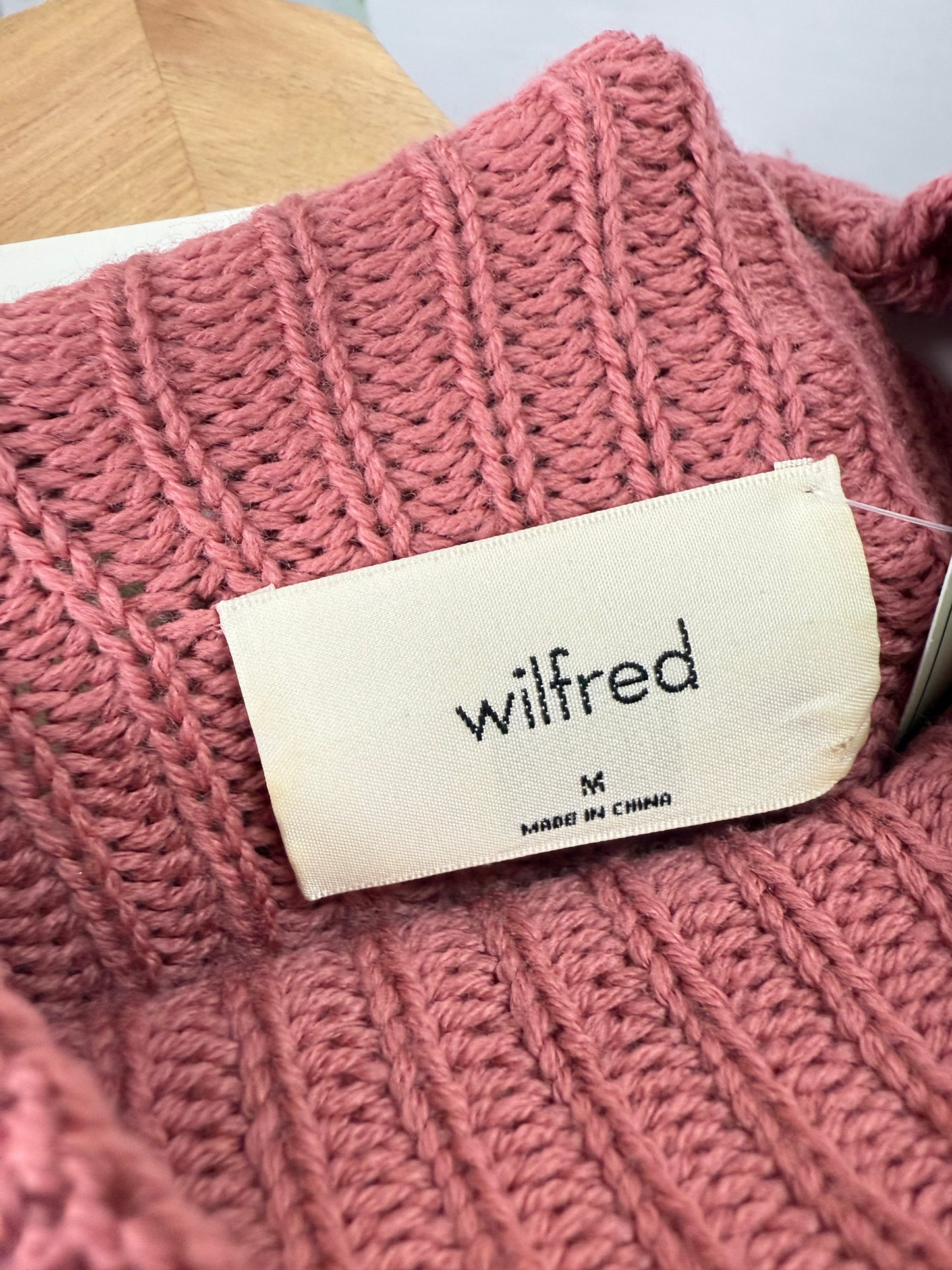 Aritzia Wilfred Montpellier Merino Waist Turtleneck (M)