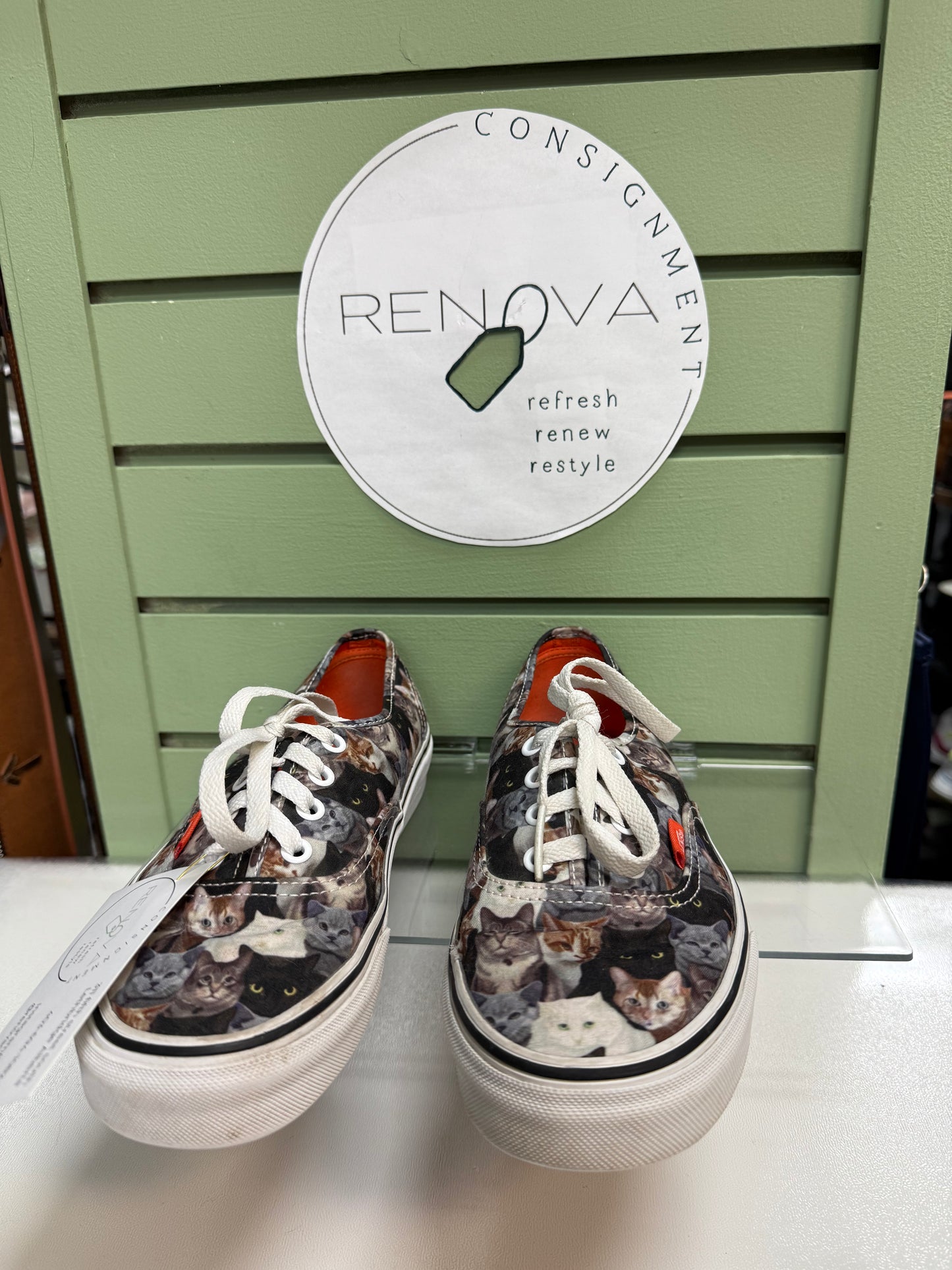 Vans X SPCA Authentics Sneakers (Womens 7.5)