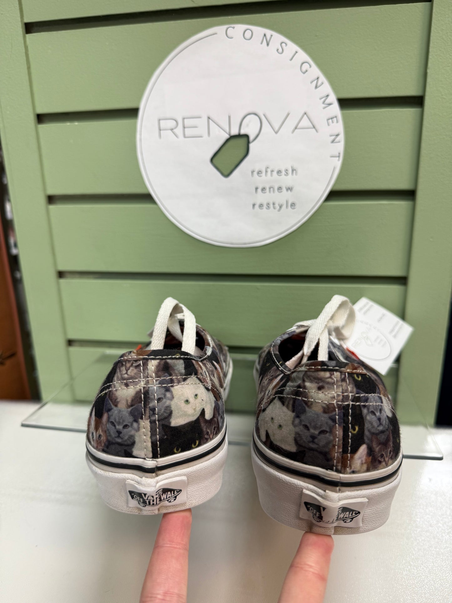 Vans X SPCA Authentics Sneakers (Womens 7.5)