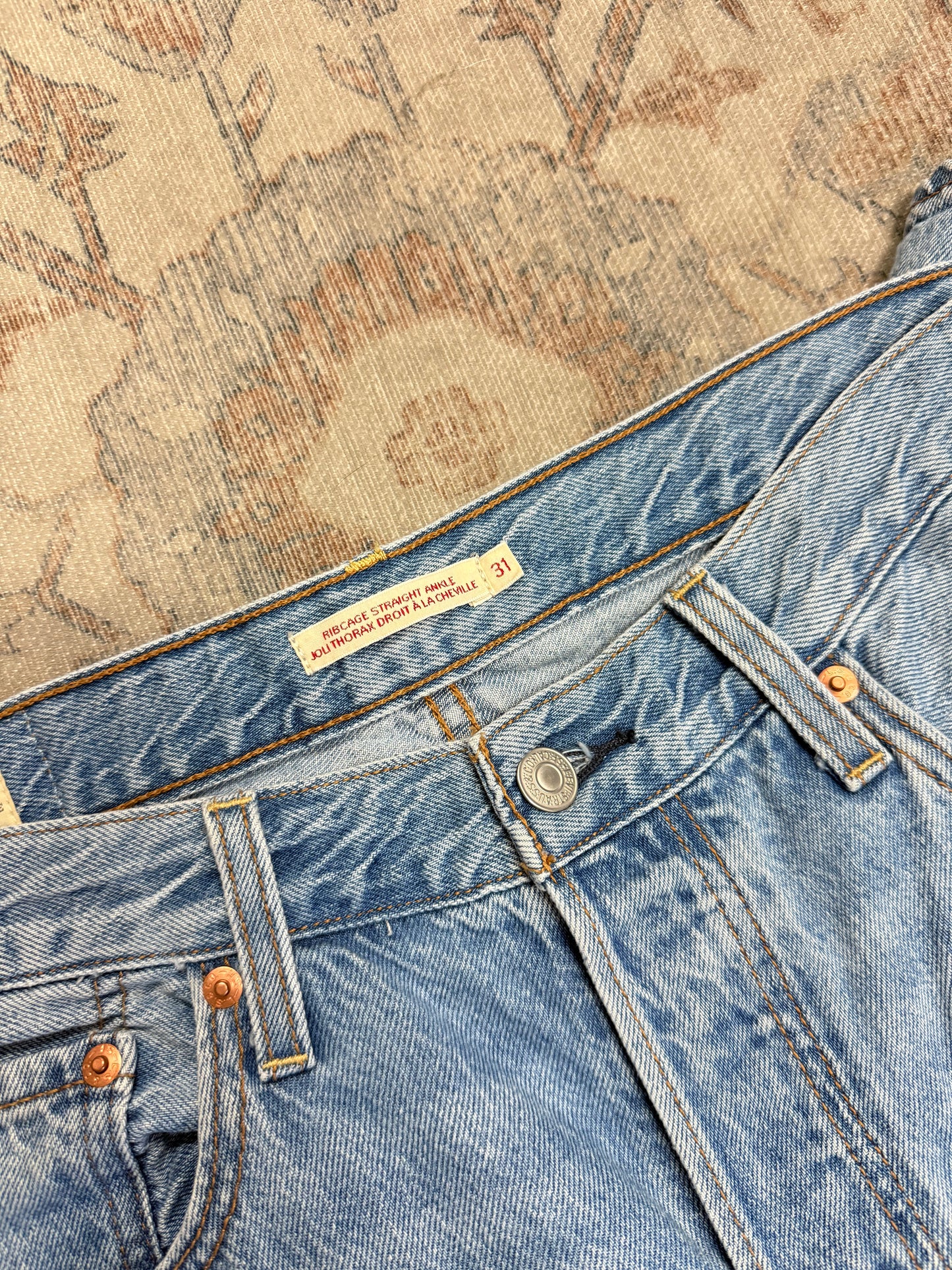 Levi’s Ribcage Straight Ankle HR Jeans (31x28)