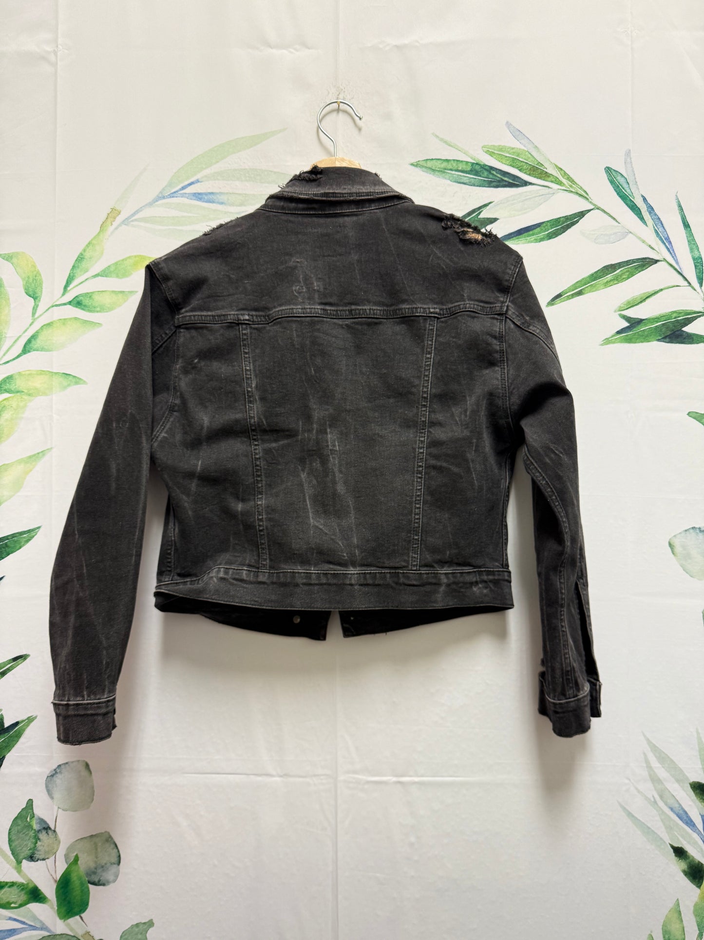 Joes X Taylor Hill Distressed Denim Jacket (XS)