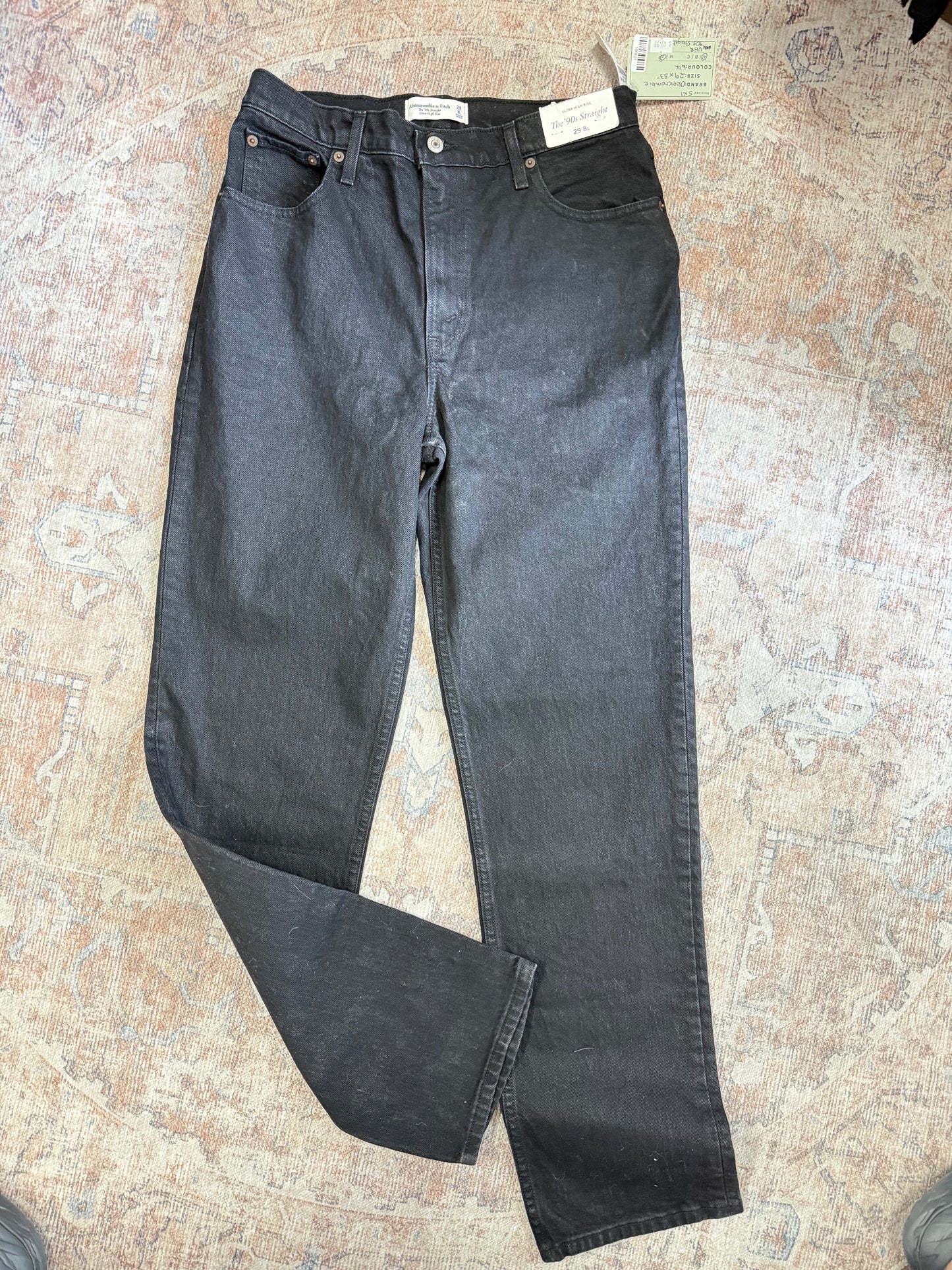 Abercrombie ‘90s Straight UHR Jeans (29x33)