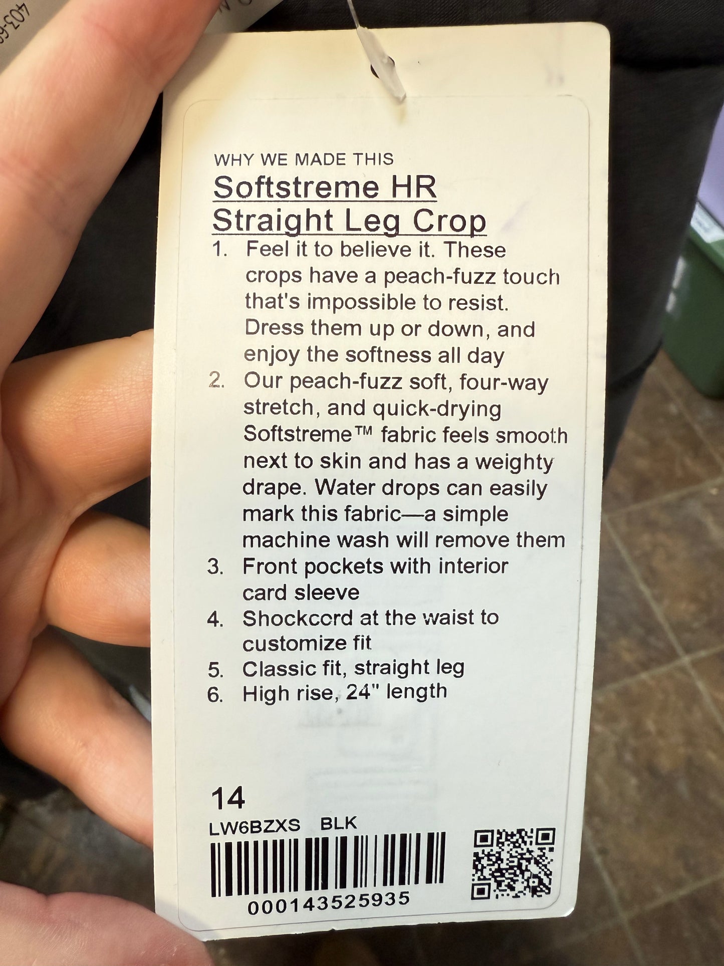 Lululemon Softstreme Straight HR Crop 24” (14)