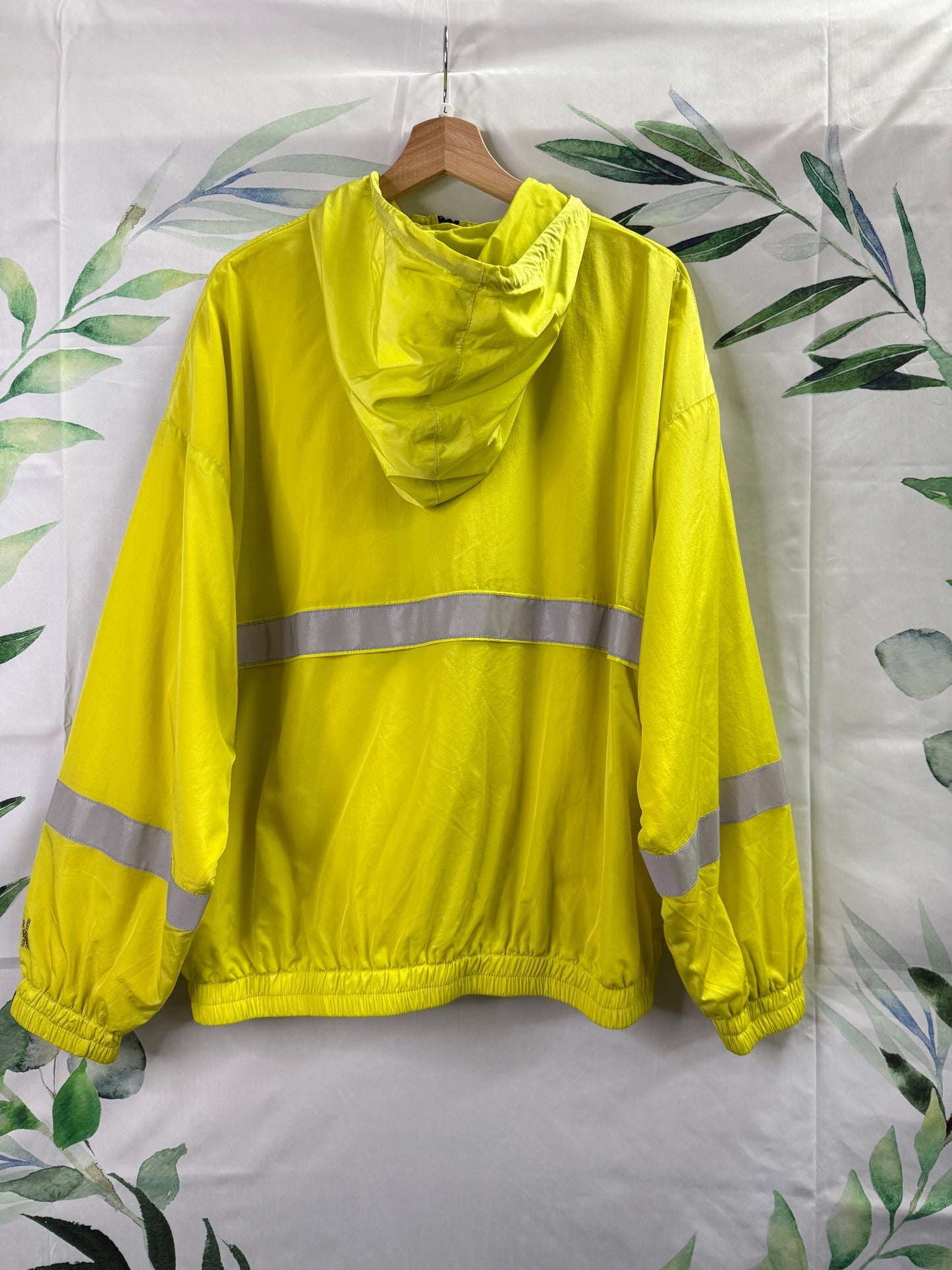 Aritzia Golden Reflective Lined Windbreaker (L)