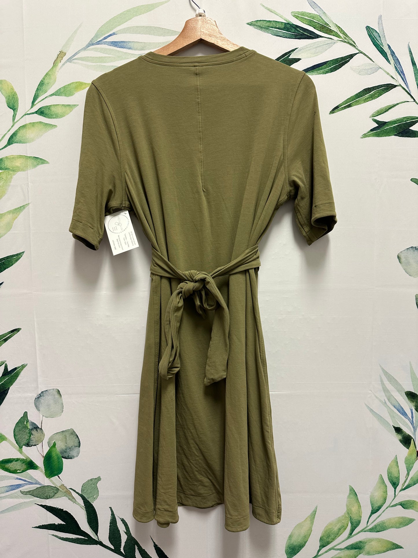 Lululemon Cotton Wrap-Front Tshirt Dress (8)