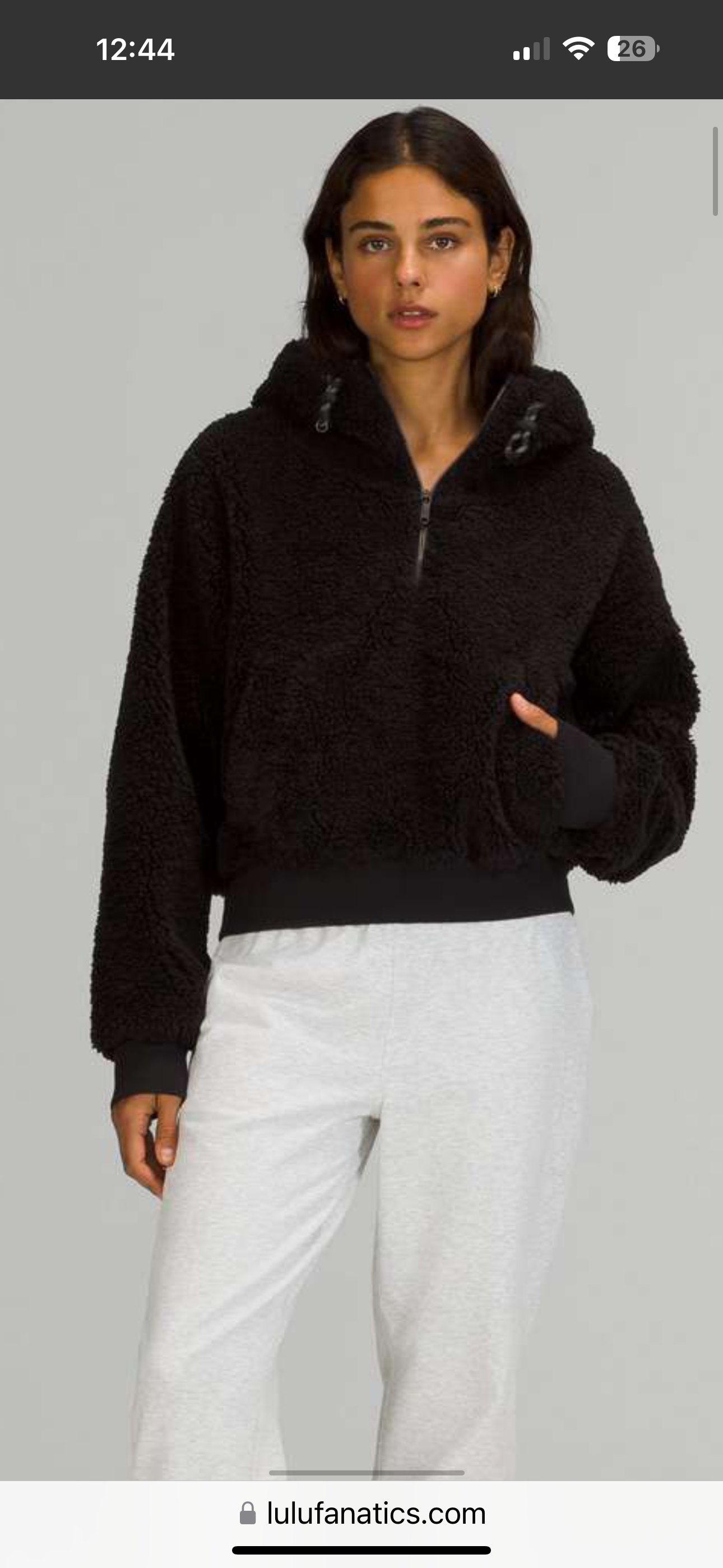 Lululemon Textured Fleece 1/2 Zip (6)