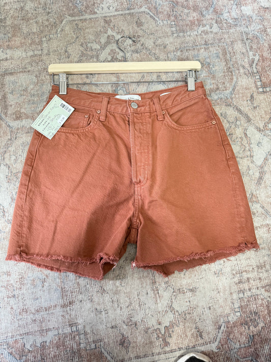 Denim Forum Yoko Mid Thigh HR Shorts (28)