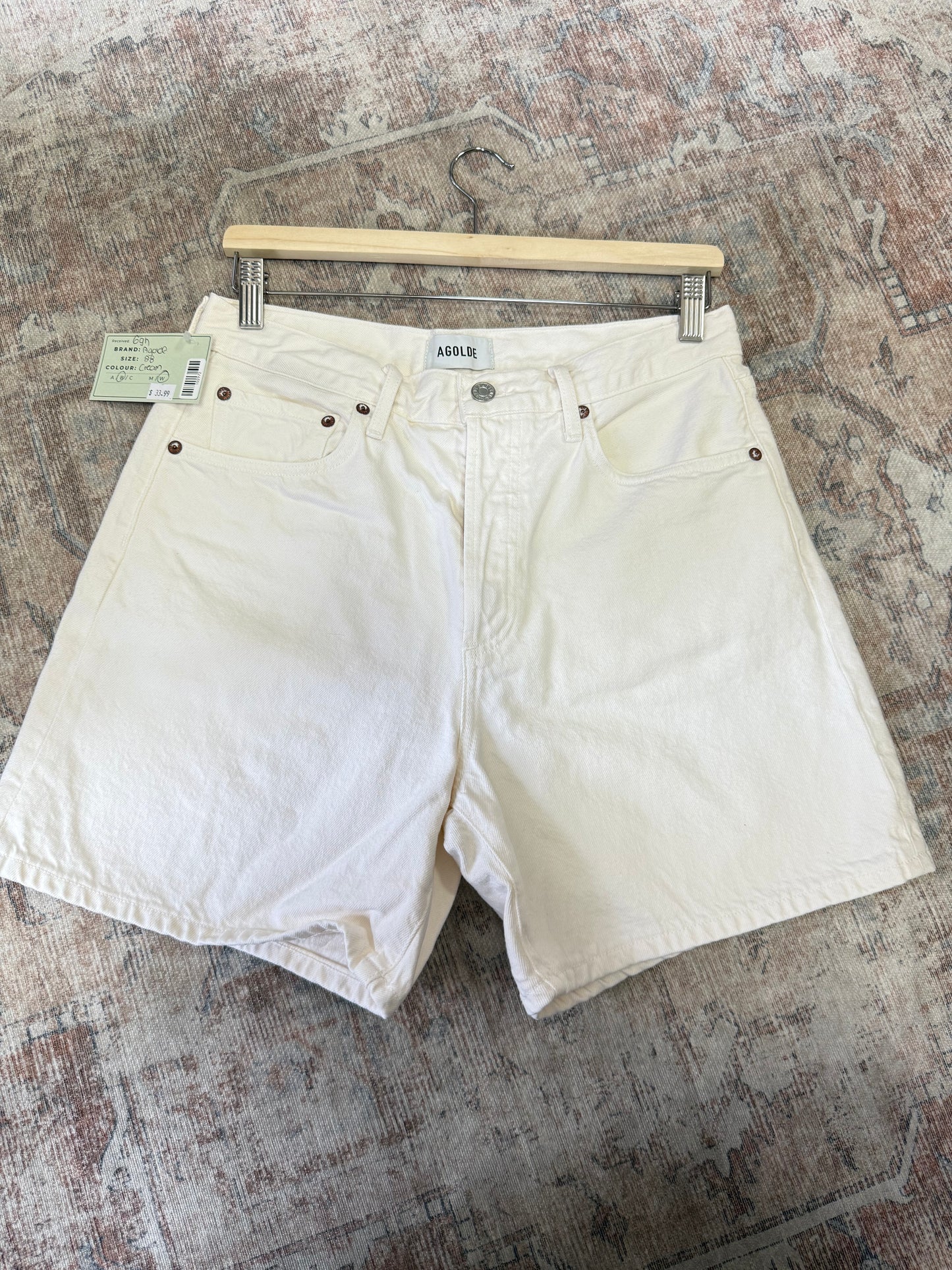 Agolde Dame Baggy HR Shorts (28)