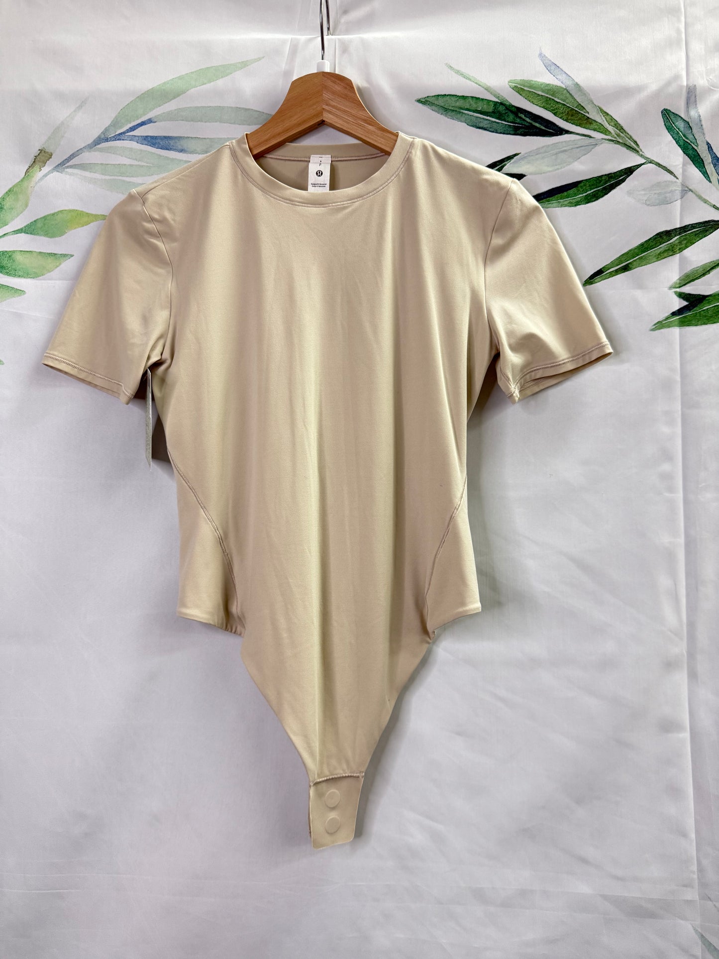 Lululemon Wundermost Crewneck Short Sleeve Bodysuit (S)