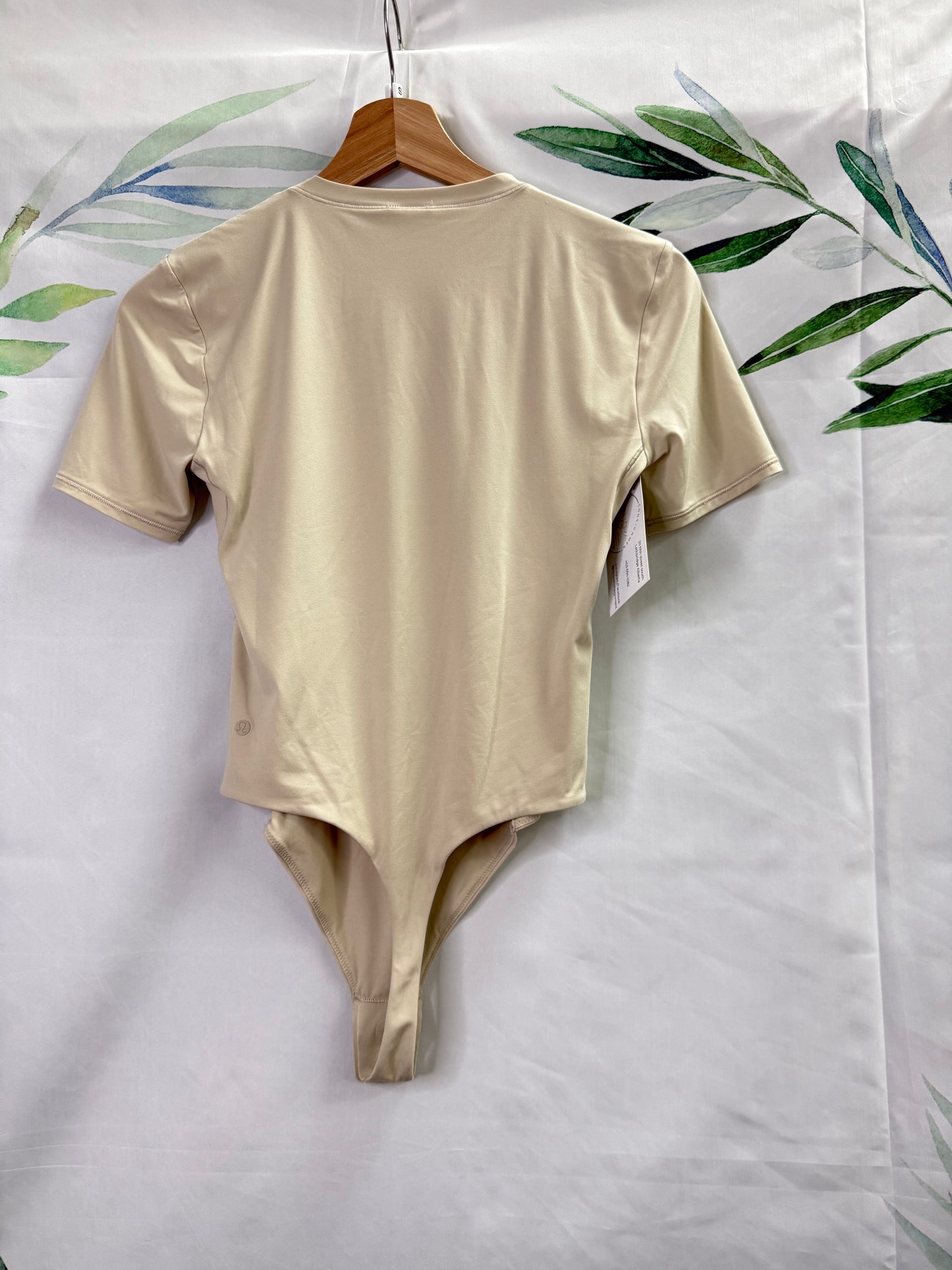 Lululemon Wundermost Crewneck Short Sleeve Bodysuit (S)