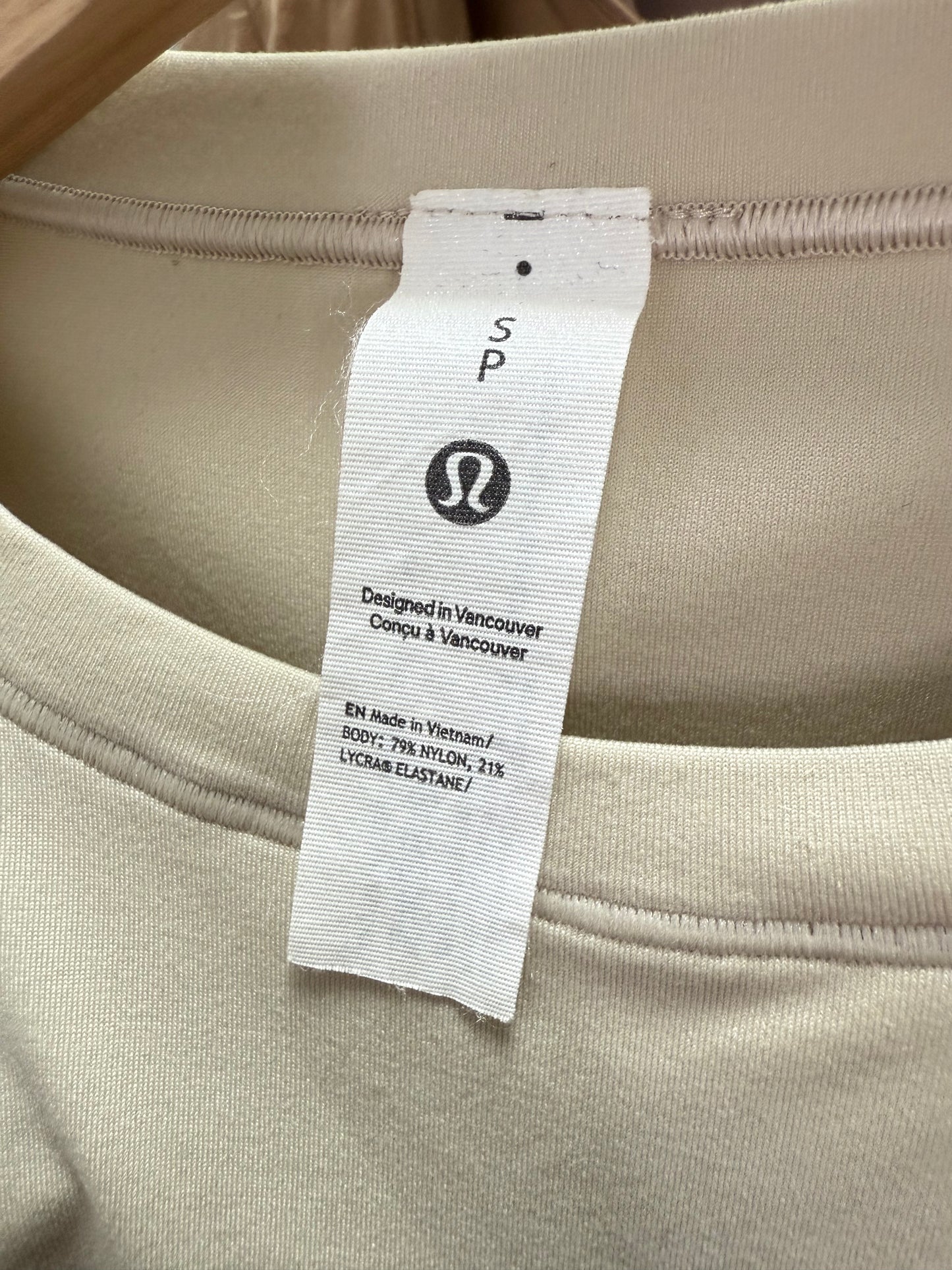 Lululemon Wundermost Crewneck Short Sleeve Bodysuit (S)