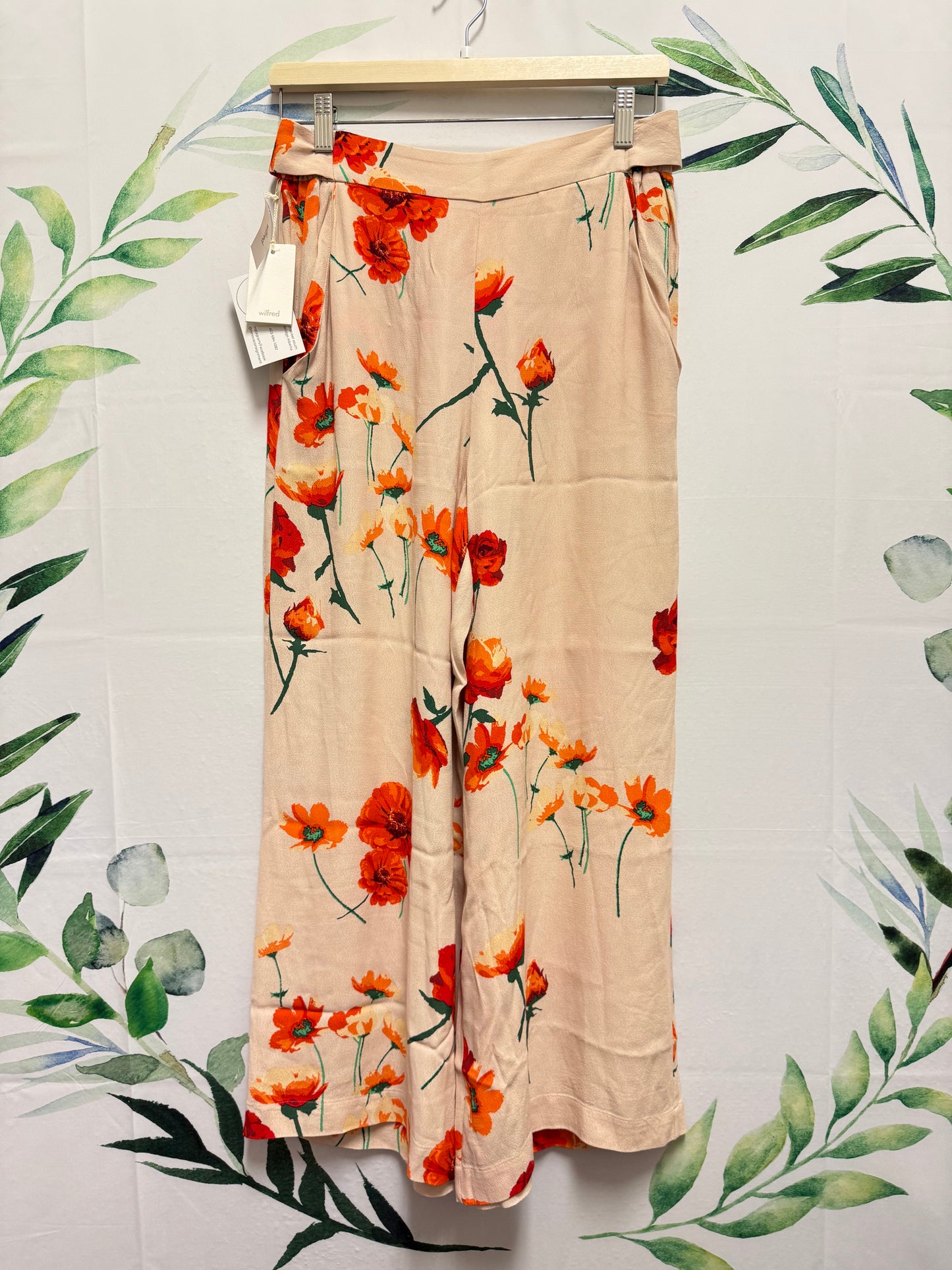 Aritzia Wilfred Faun Wide Leg Pant (M)