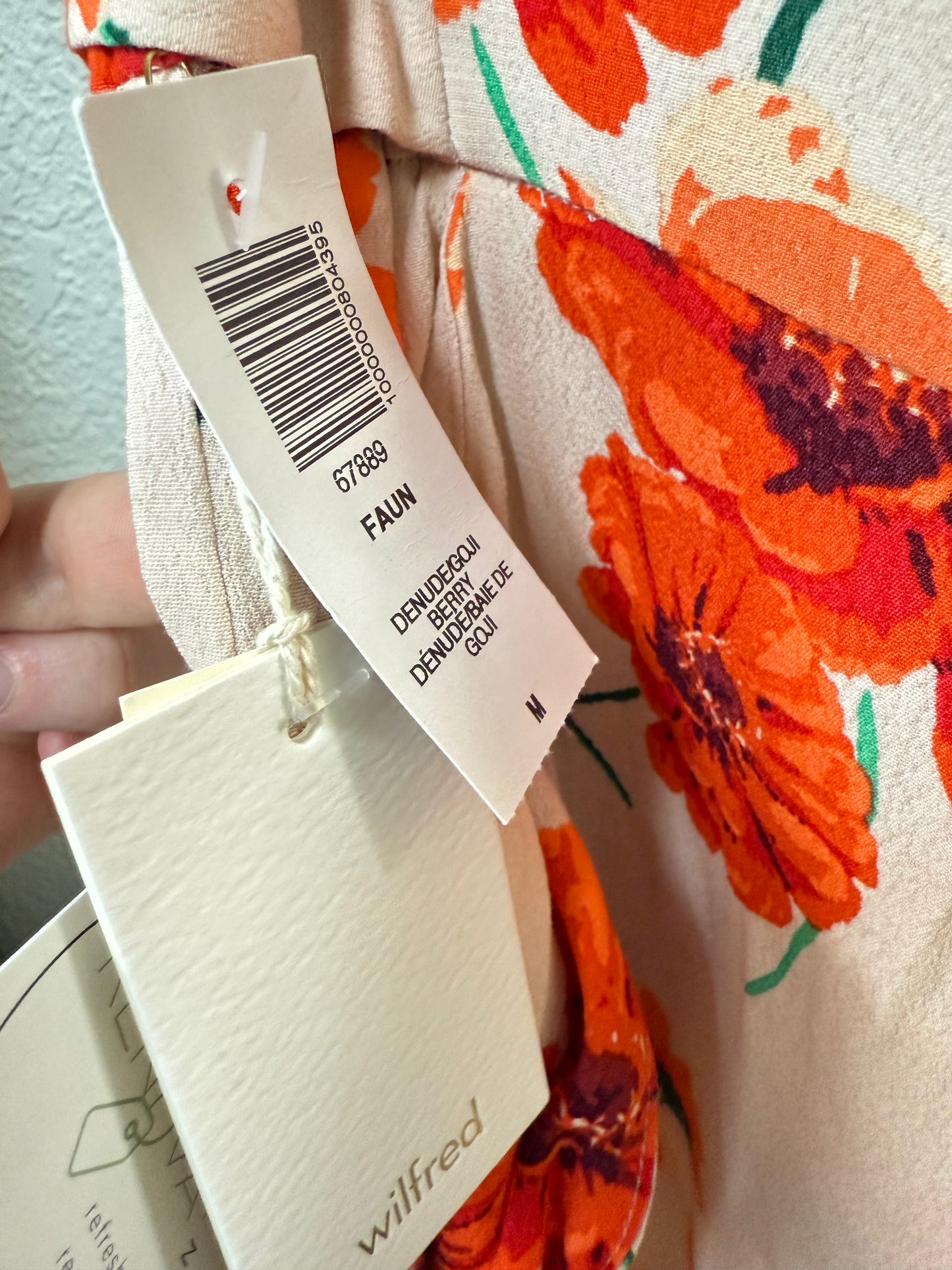 Aritzia Wilfred Faun Wide Leg Pant (M)