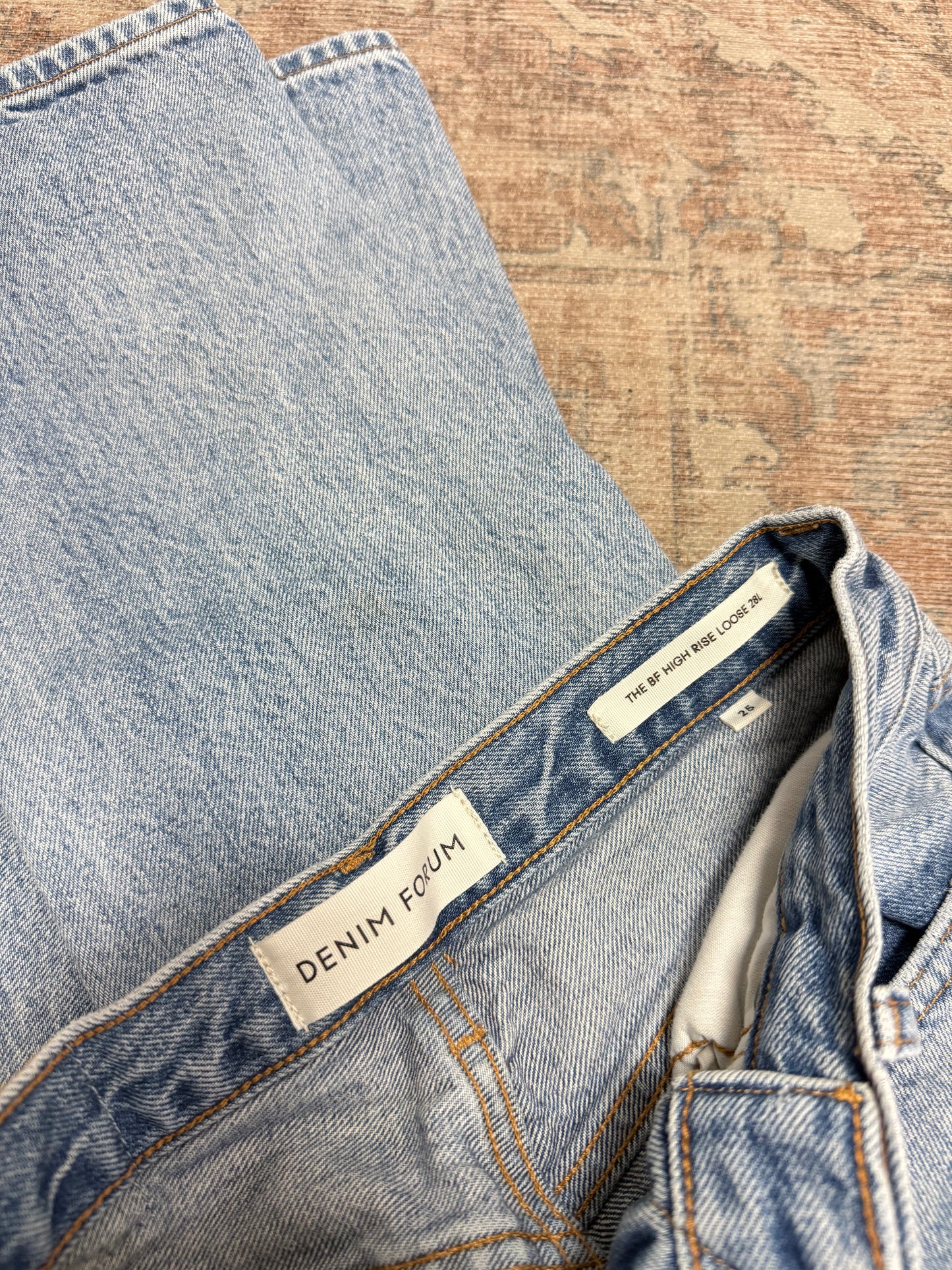 Denim Forum Boyfriend Loose HR Jeans (25x28)