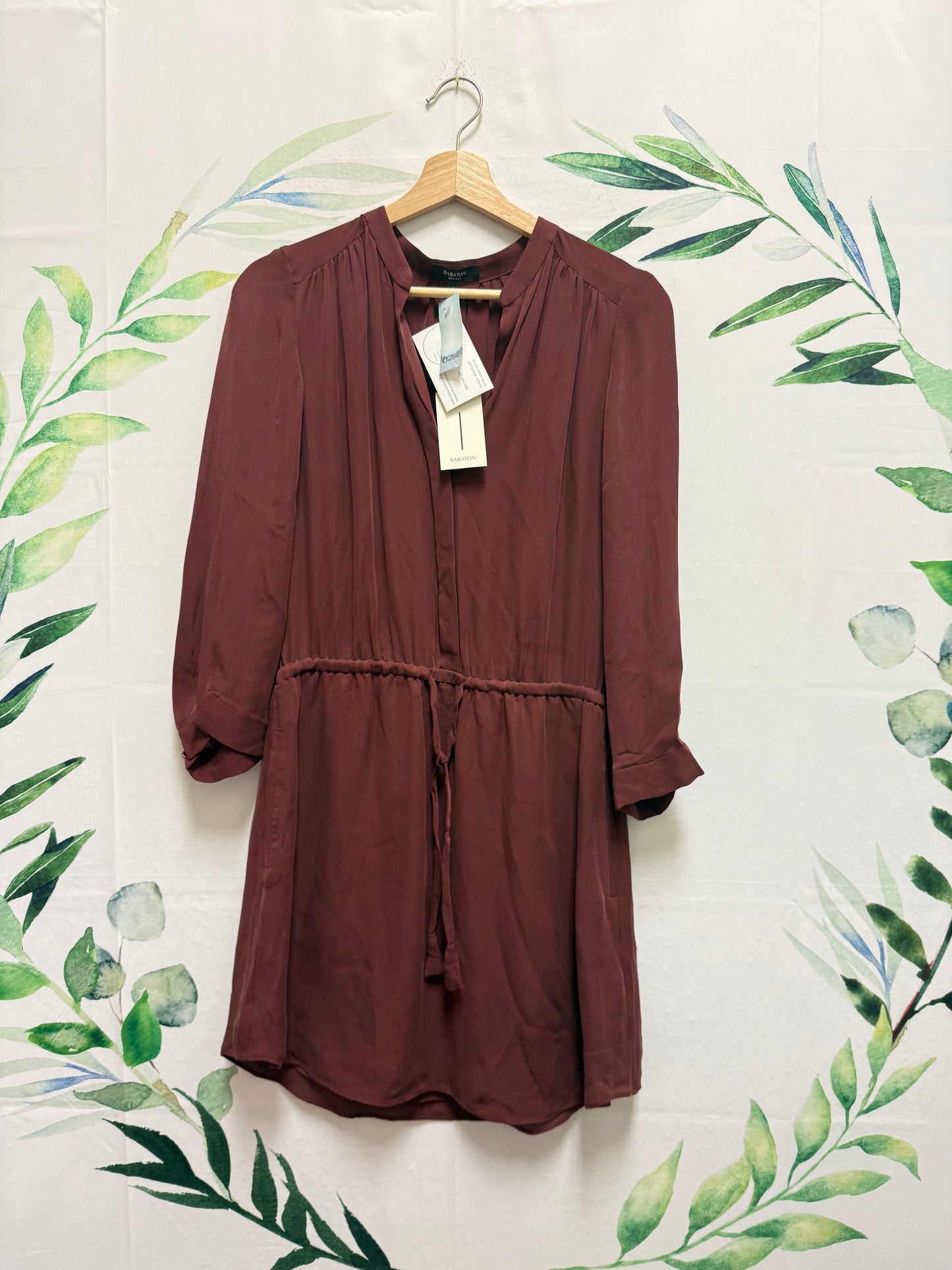 Aritzia Babaton Bennett Silk Dress (S)