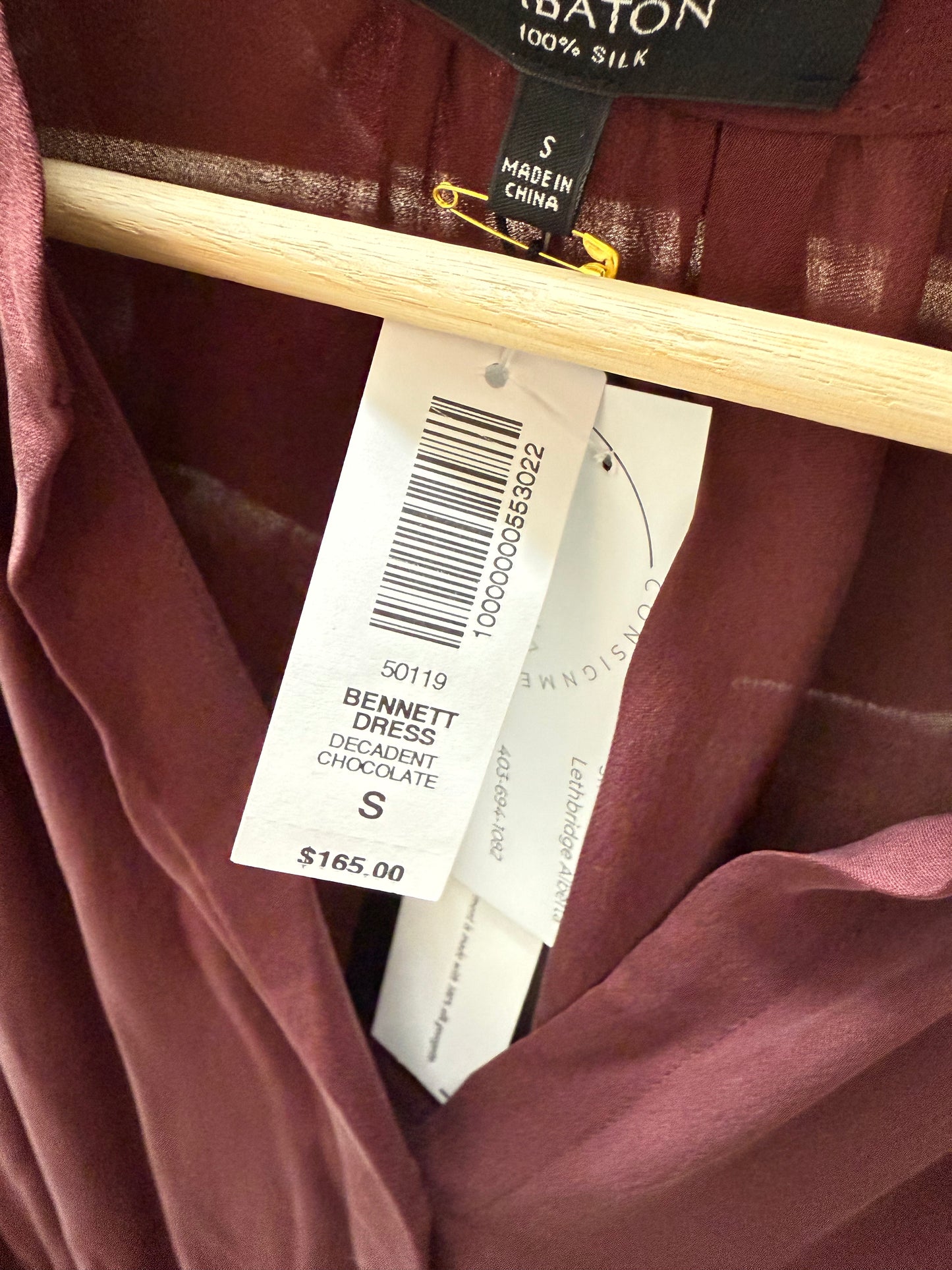 Aritzia Babaton Bennett Silk Dress (S)