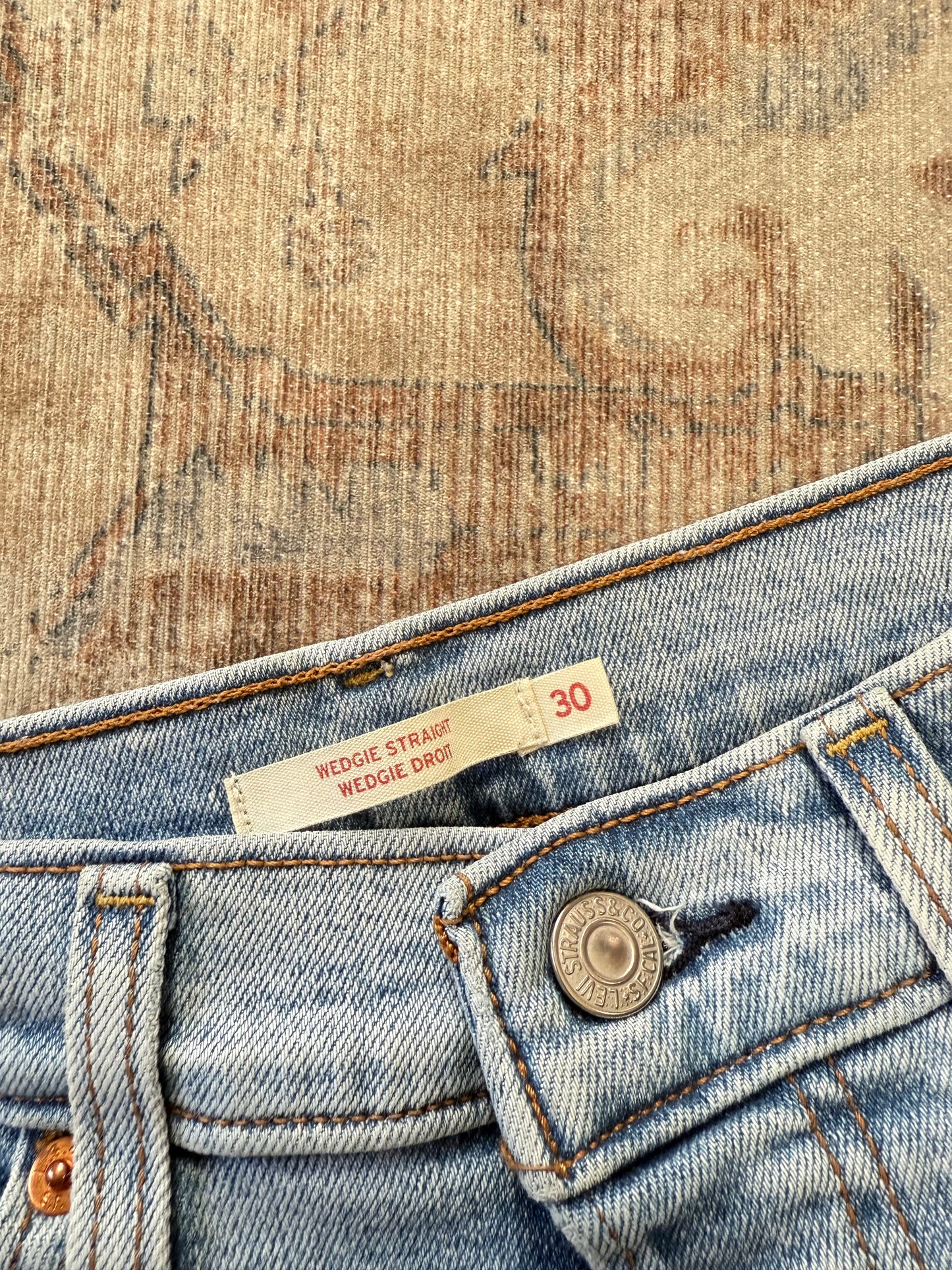 Levi’s Wedgie Straight HR Jeans (30x28)