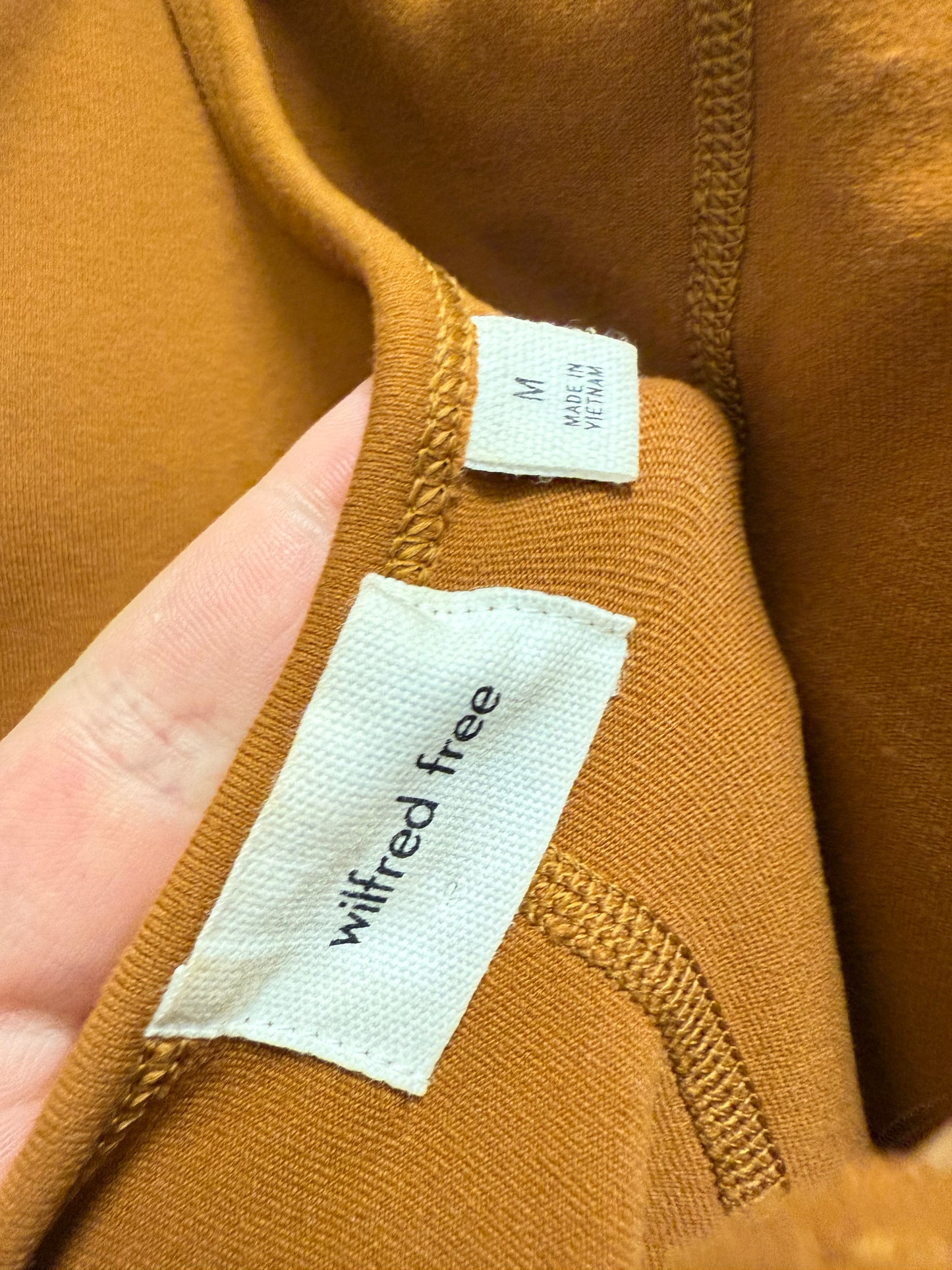 Aritzia Wilfred Free Divinity Kick Flare Jumpsuit 32” (M)