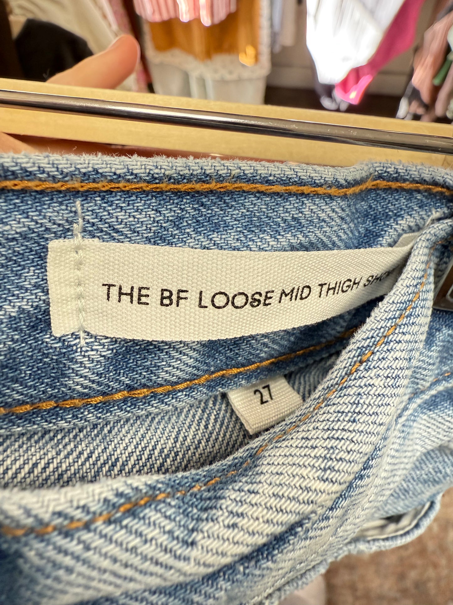 Denim Forum BF Loose Mid Thigh Short (27)