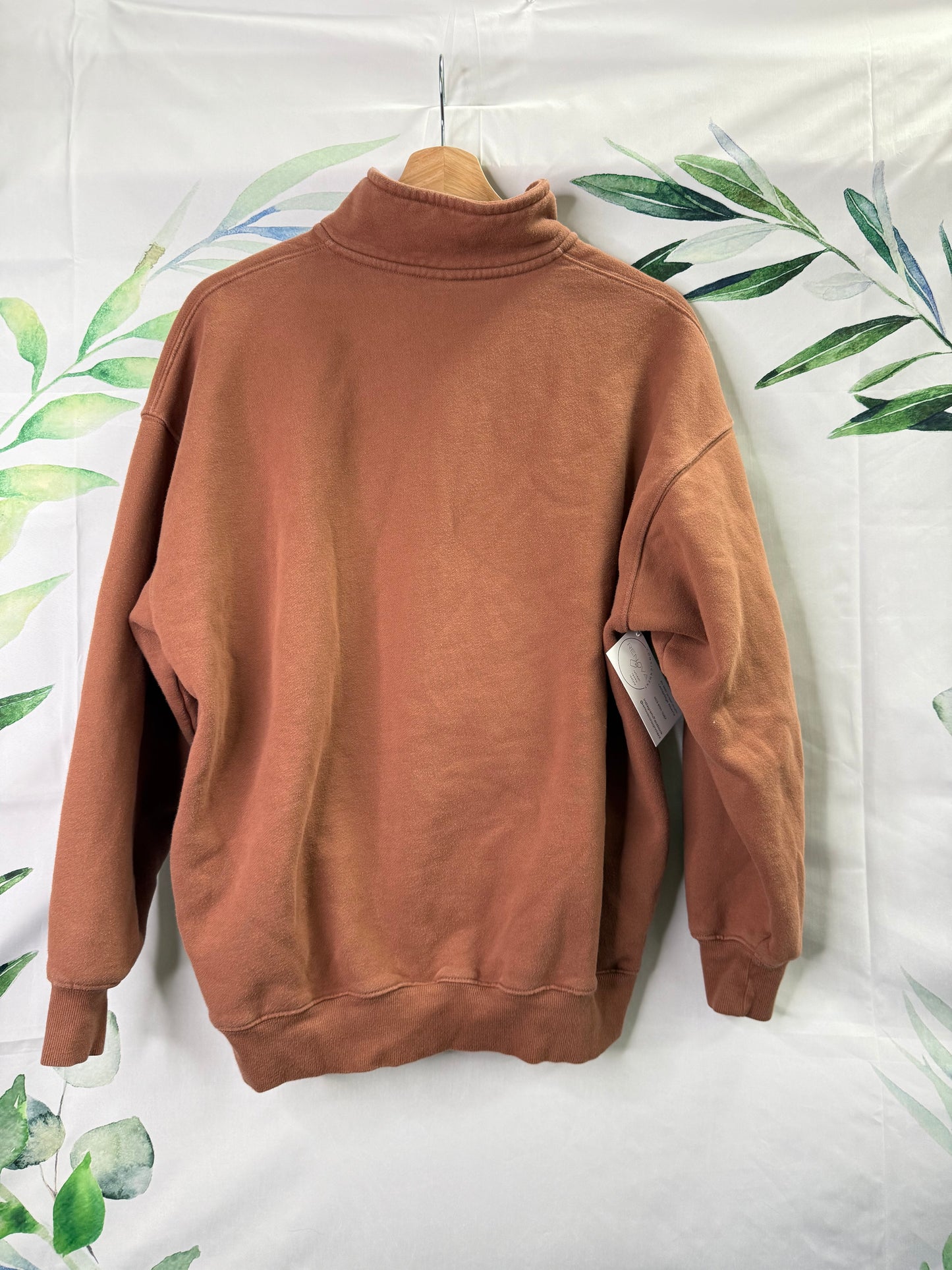 Aritzia TNA Sweatfleeve Mega Half Zip Pullover (S/M)