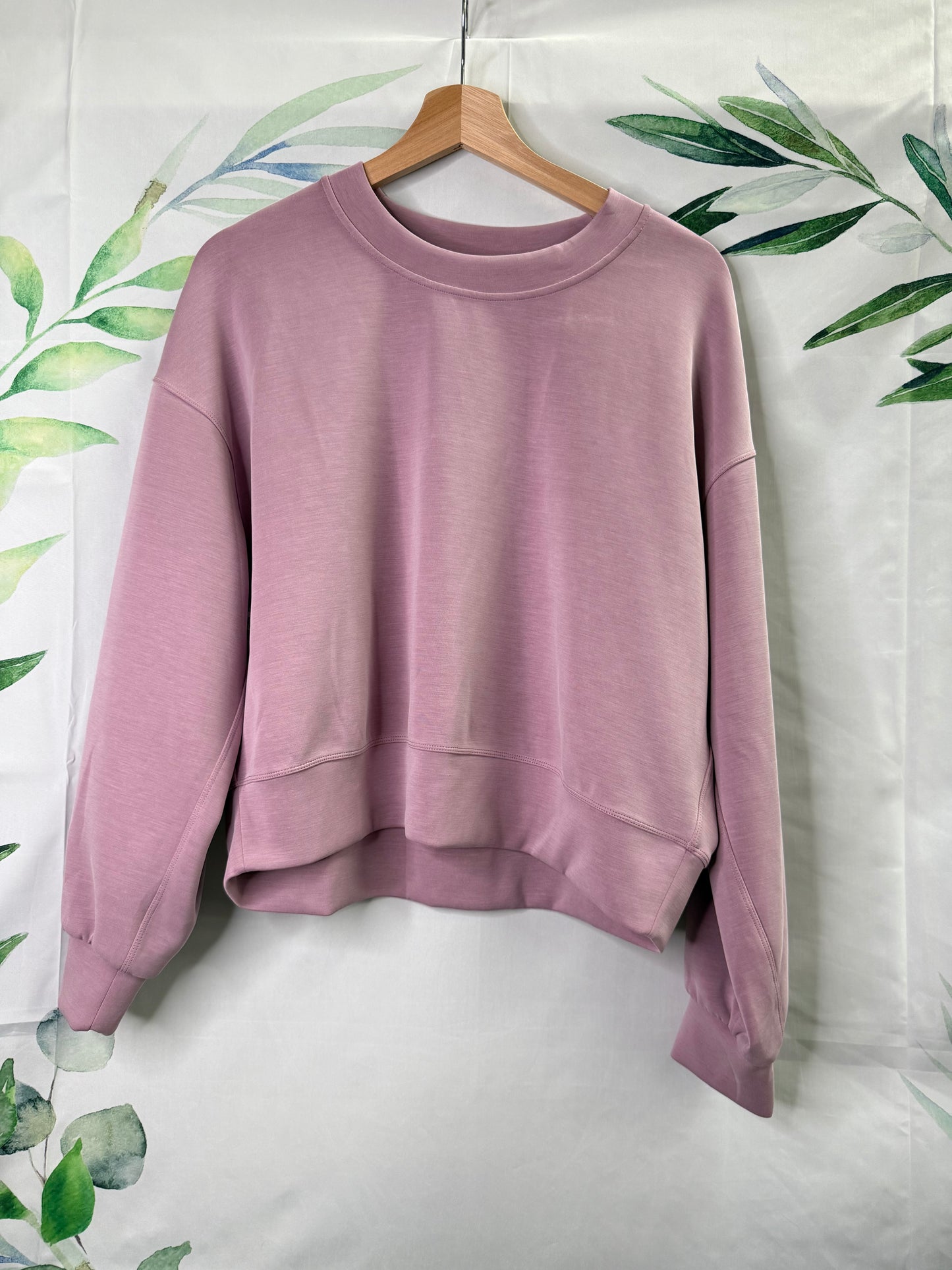Lululemon Perfectly Oversized Softstreme Cropped Crew (6)