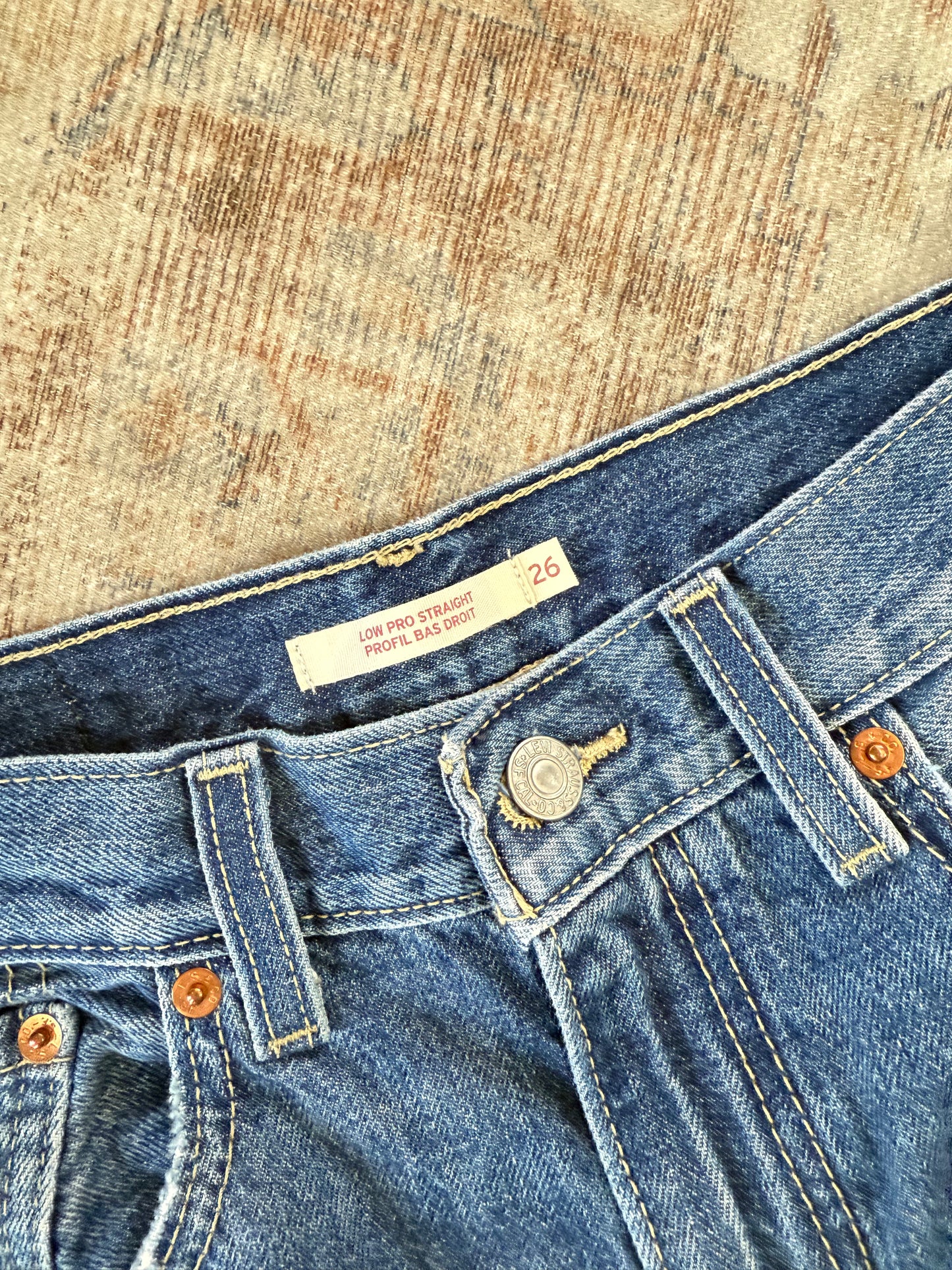Levi’s Low Pro Straight Jeans (26x31)