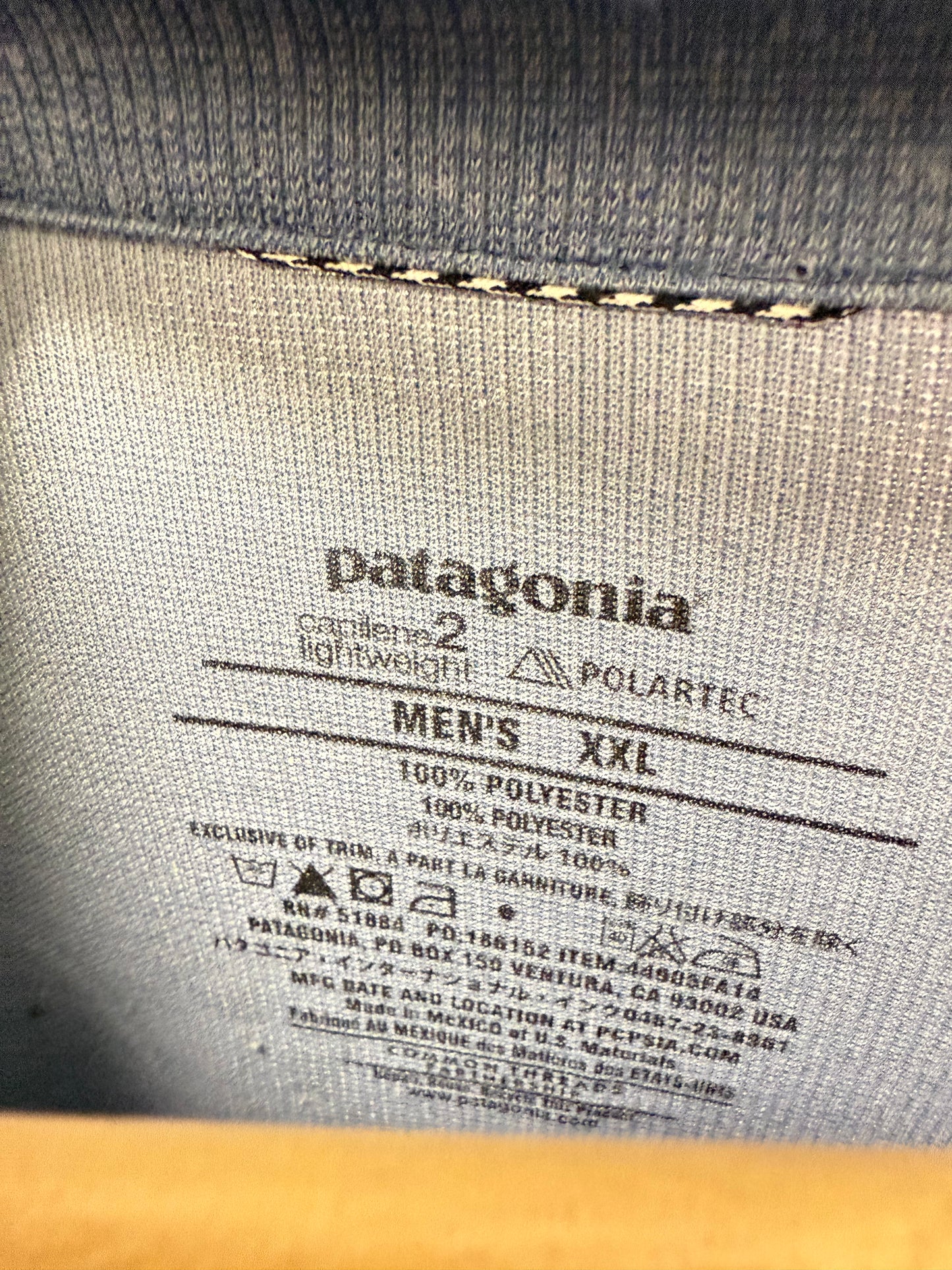 Patagonia Capilene 2 Lightweight Half Zip (XXL)