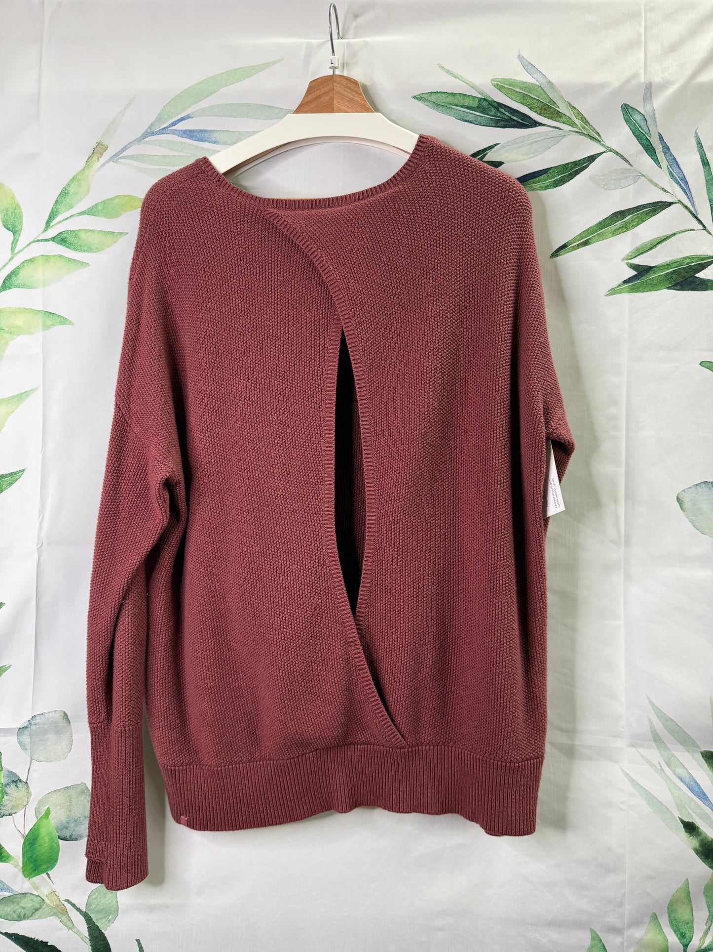 Lululemon Cashlu Crossover Back Sweater (L/XL)