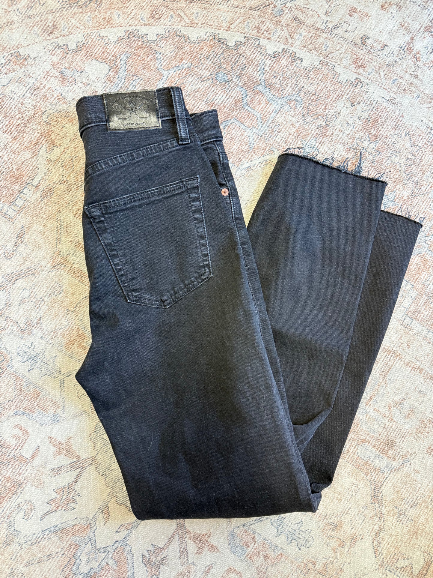 Twin Doves Tower High Pencil HR Jeans (27x28)