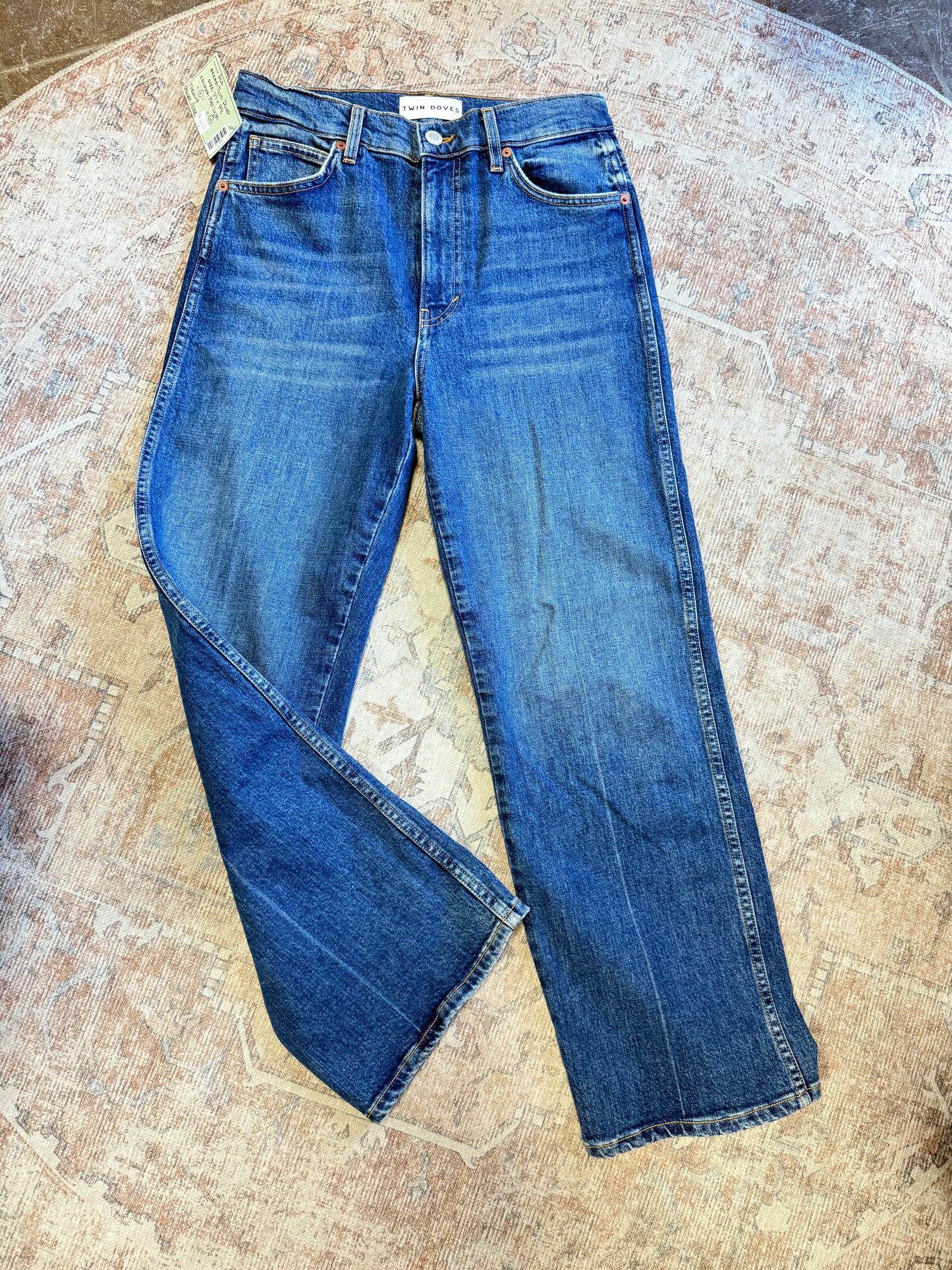 Twin Doves Treasure Straight Ankle HR Jeans (27x28)