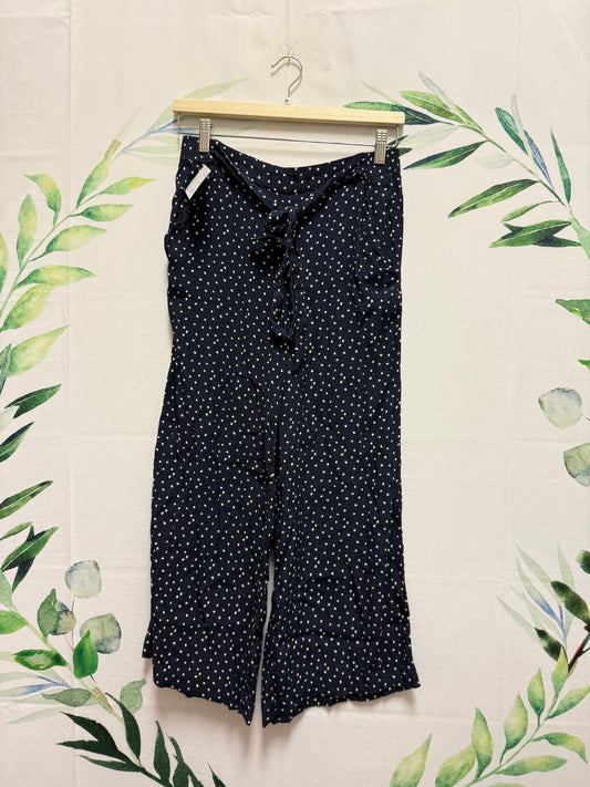 Aritzia Wilfred Wide Leg Tie Up Crop Pant 24” (M)