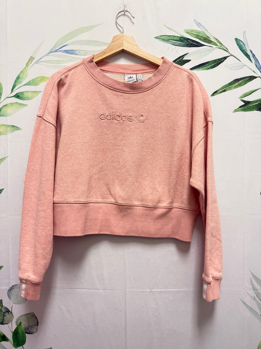CLEARANCE Adidas Graphic Oversized Crop Crewneck (S)