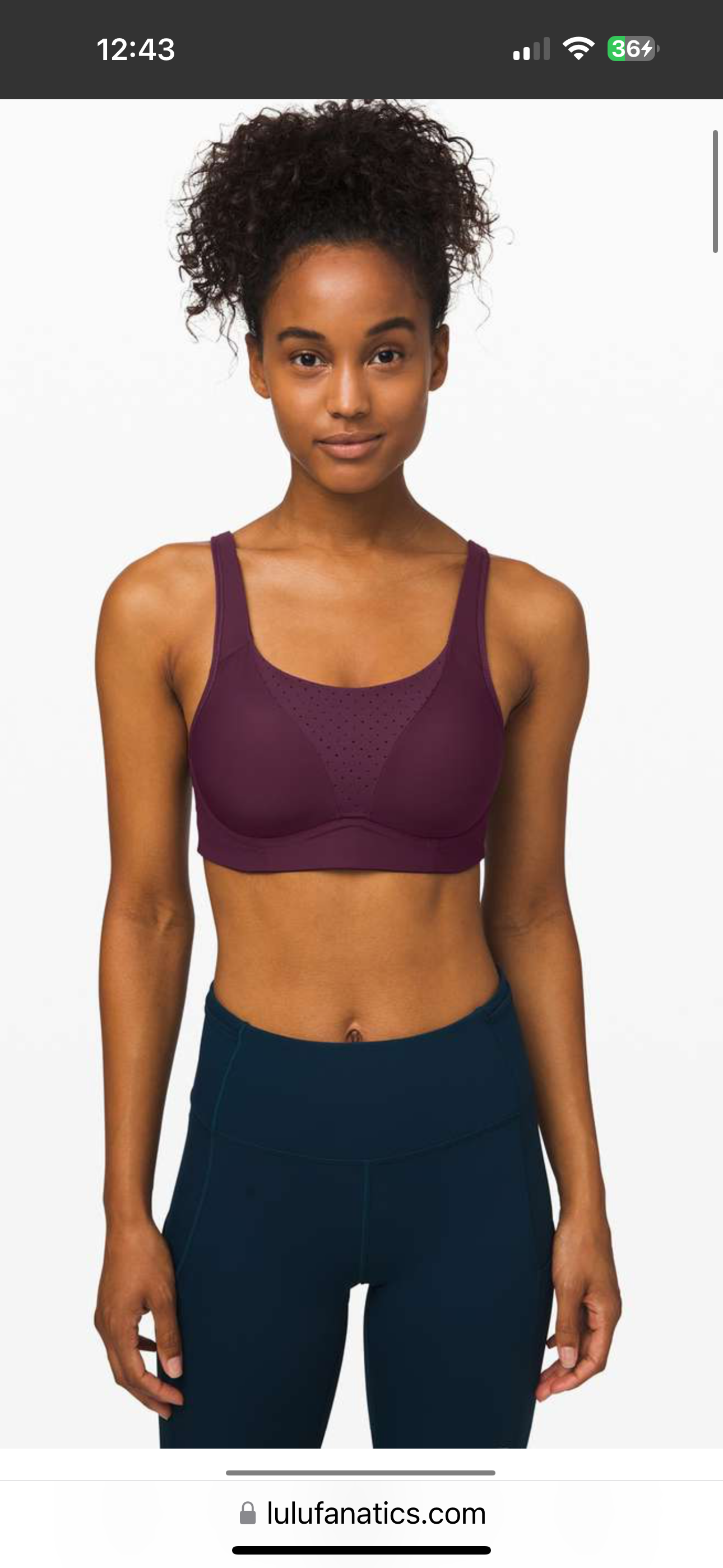 Lululemon Run Times Bra (32B)