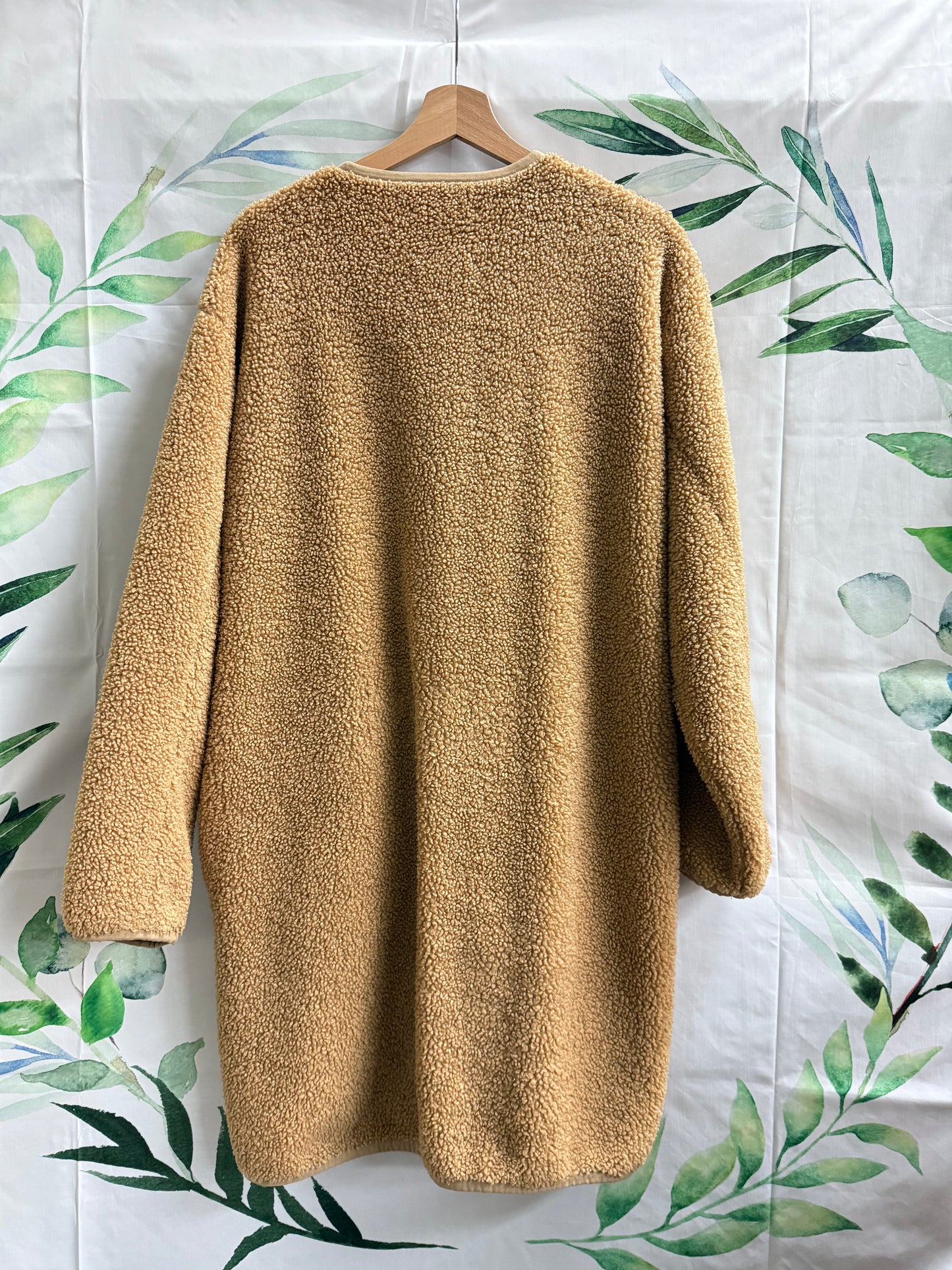 Aritzia Wilfred Sherpa Long Liner Jacket (M)