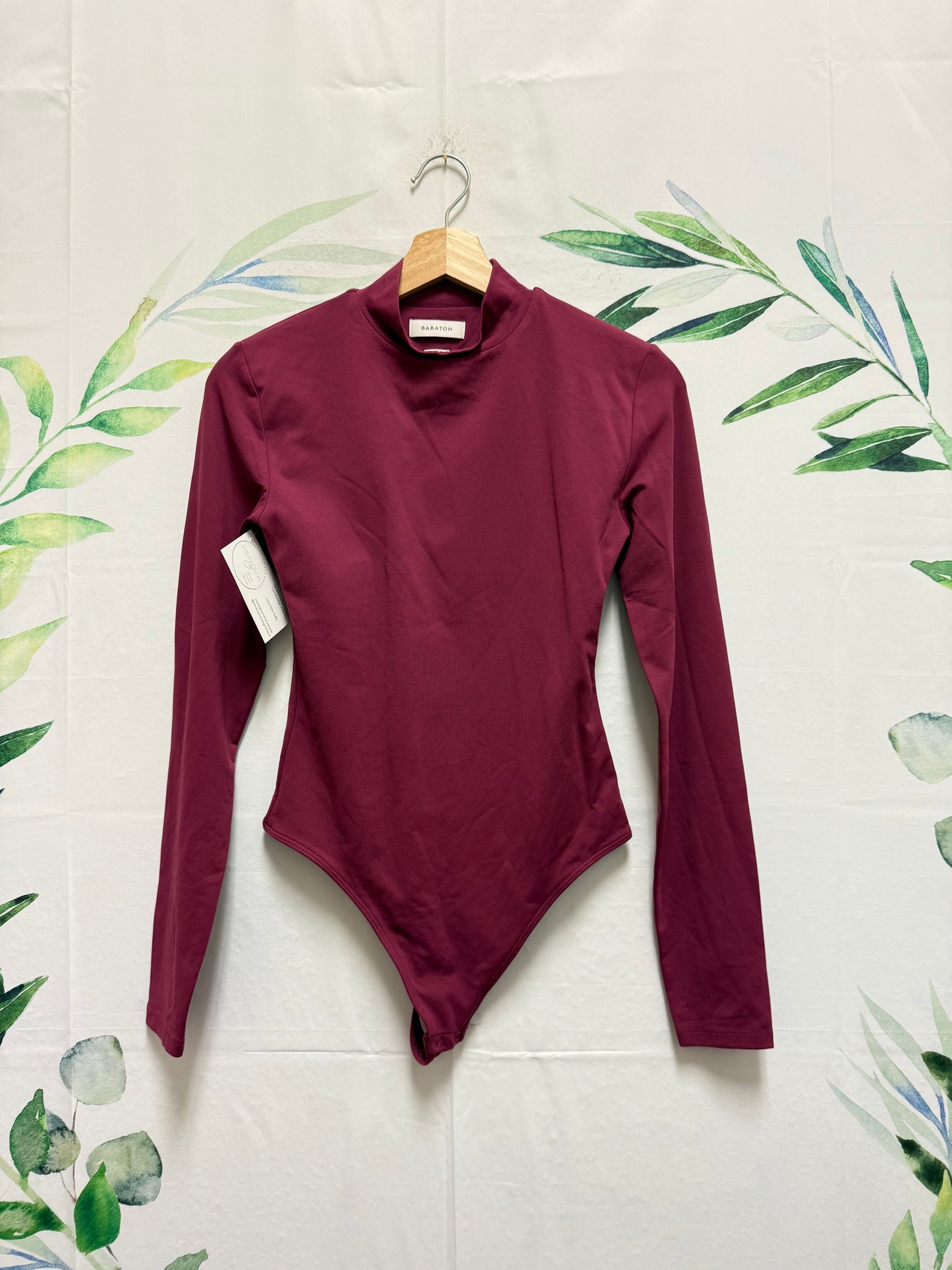 Aritzia Contour Mockneck Longsleeve Bodysuit (M)