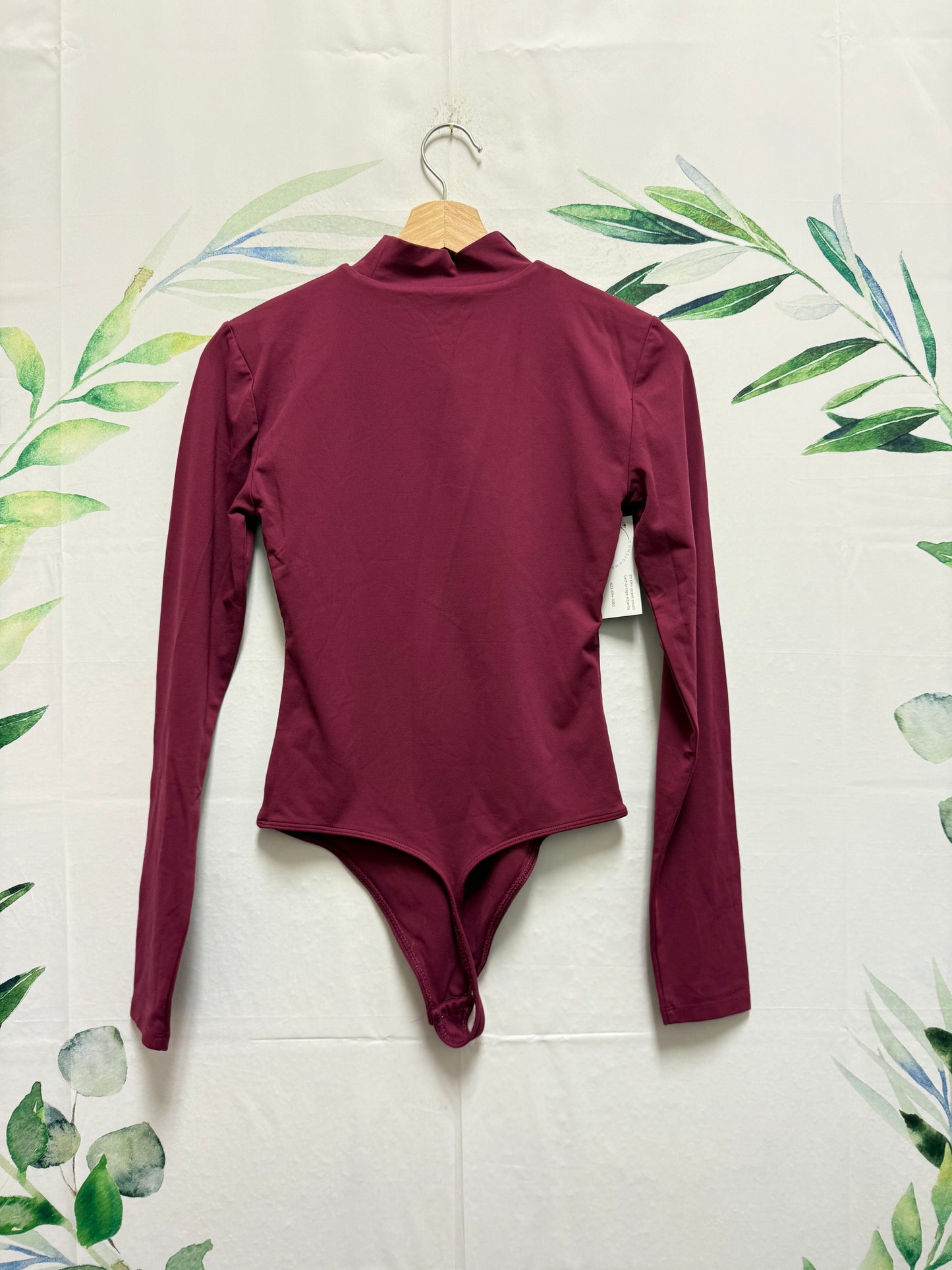 Aritzia Contour Mockneck Longsleeve Bodysuit (M)