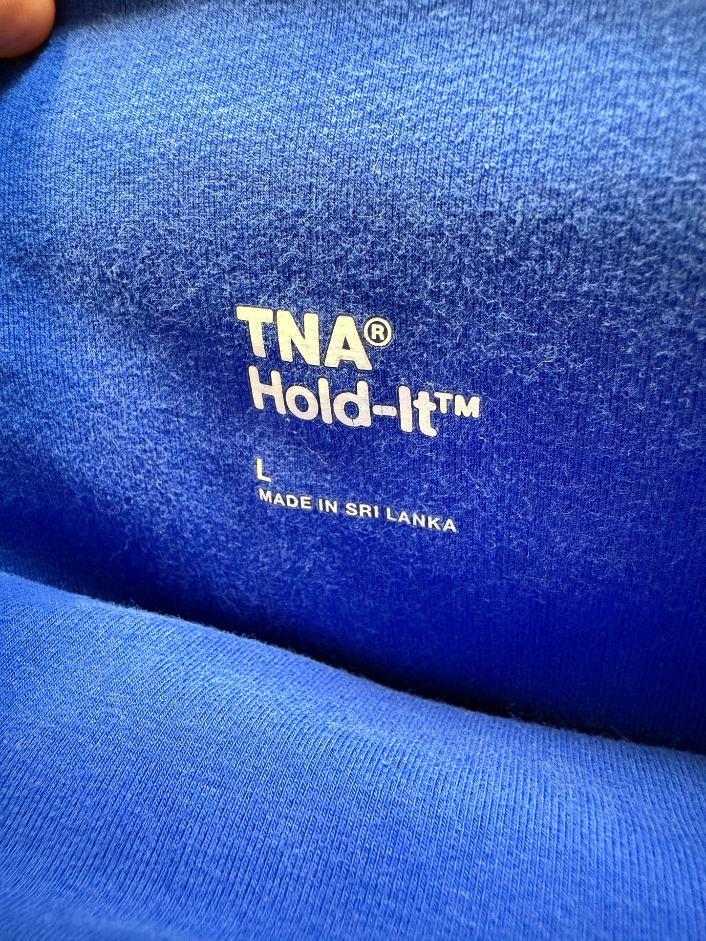Aritzia TNA Hold It Atmosphere HR Shorts 3” (L)