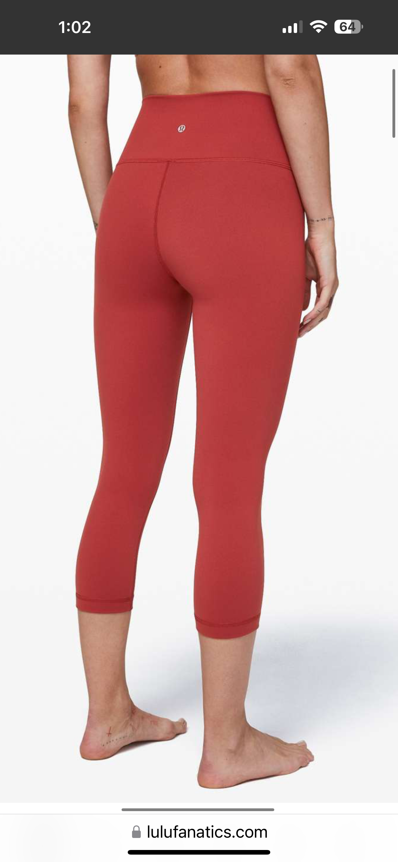 Lululemon Wunder Under HR Crop 21” (8)